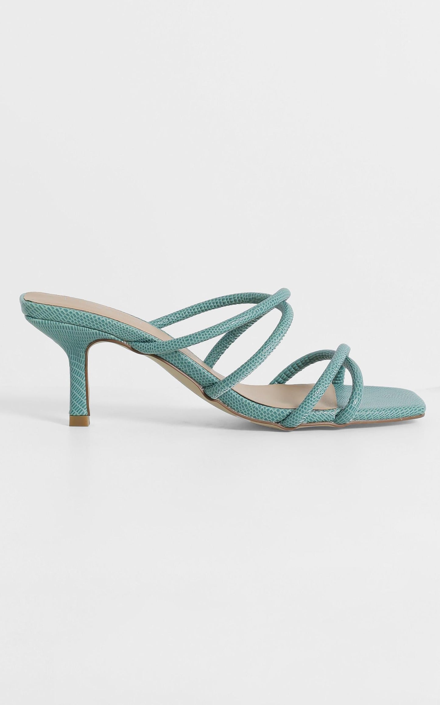 Therapy - Minaj Heels in Mint Lizard