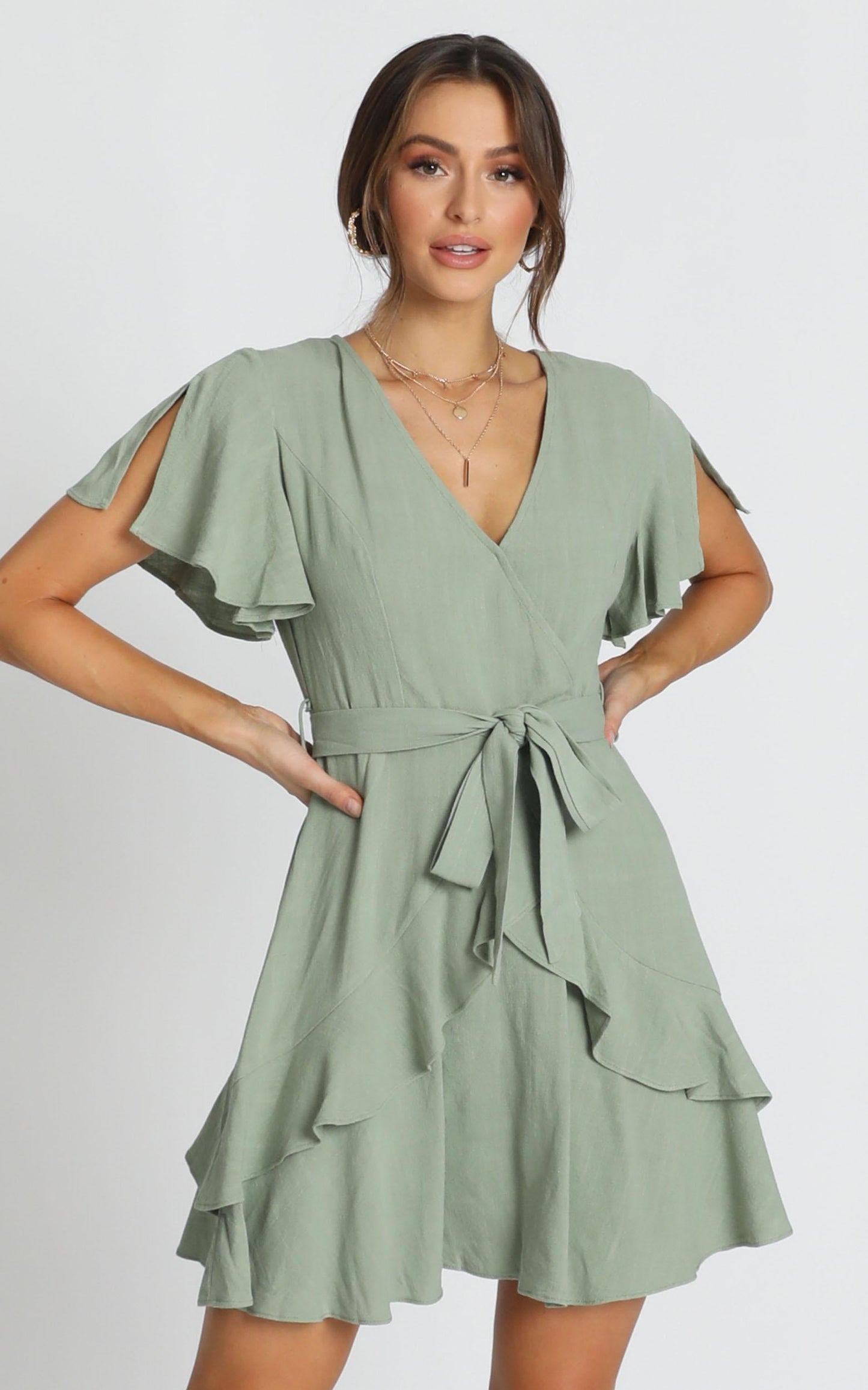 Treat You Right Dress In Green