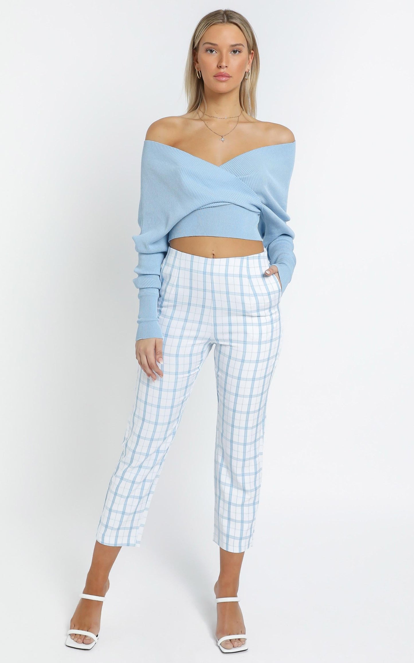 Fletcher Pant in Blue Check