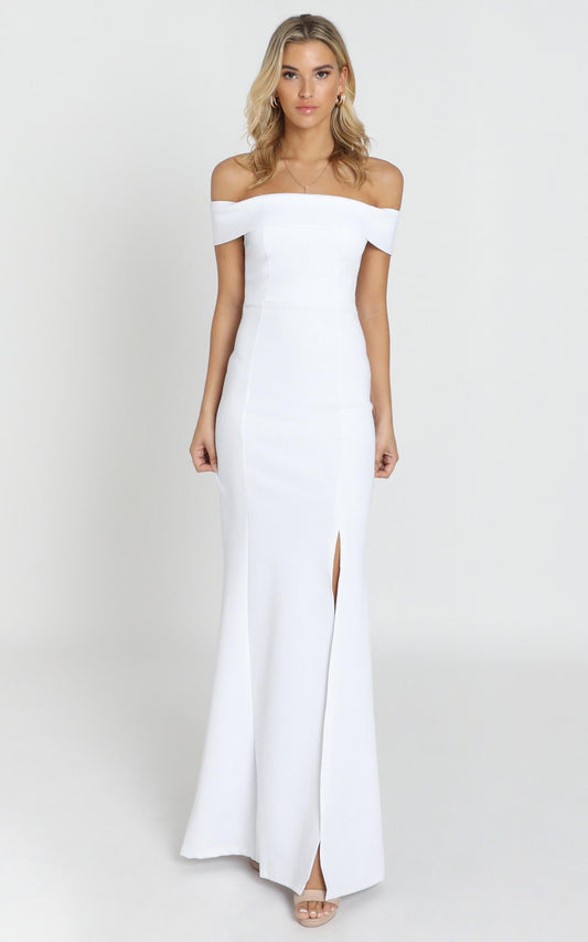 We Got This Feeling Dress in White