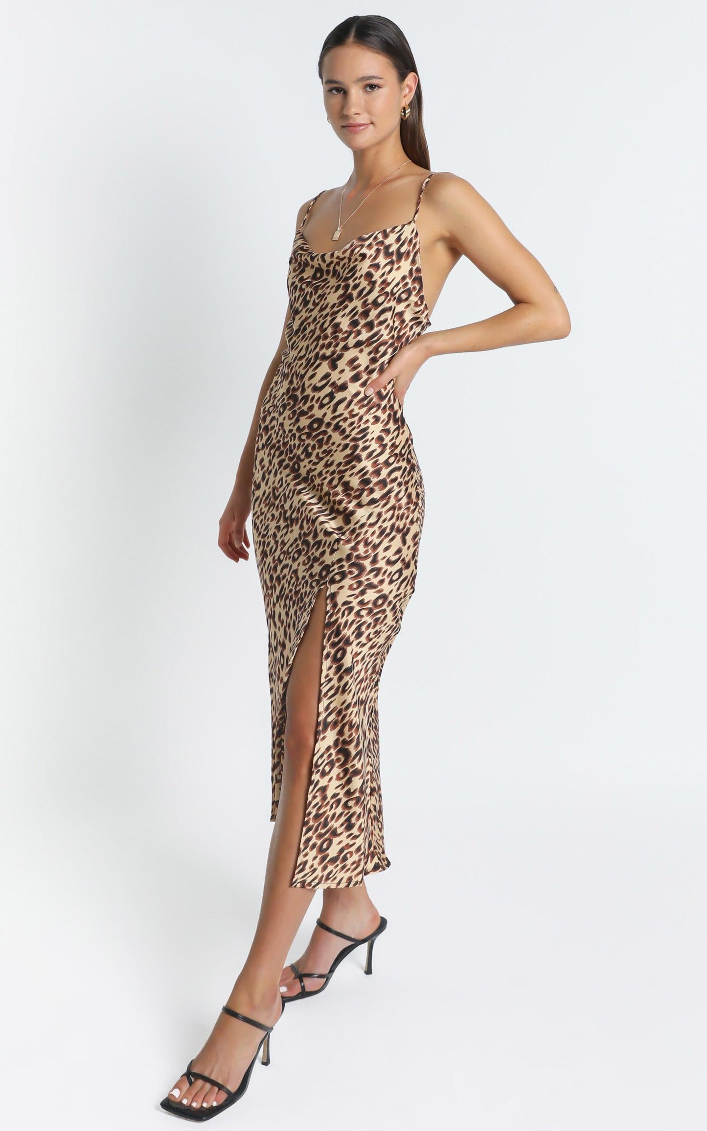 When The Time Is Right Dress In Leopard Print