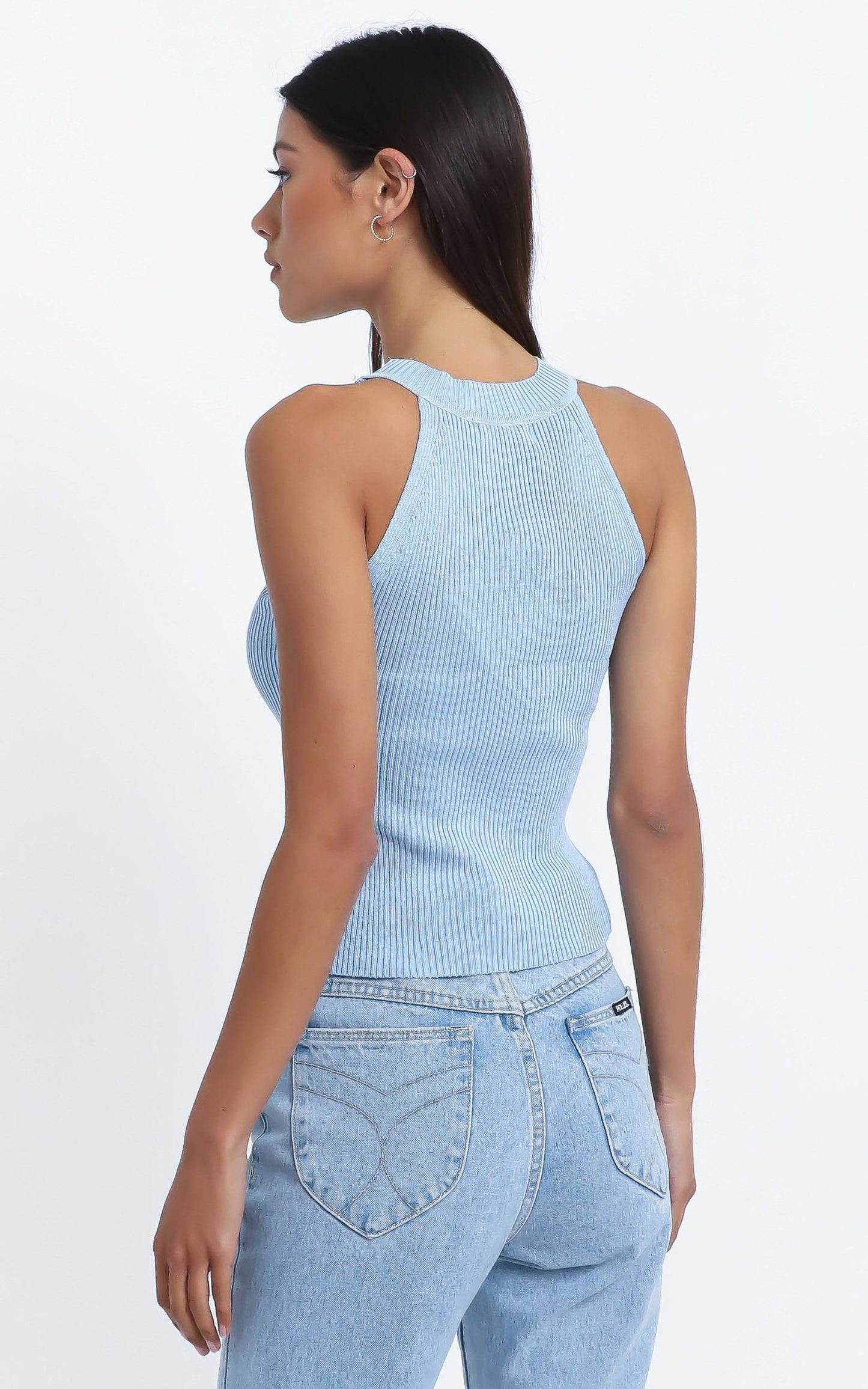 Rosemarie Top in Light Blue