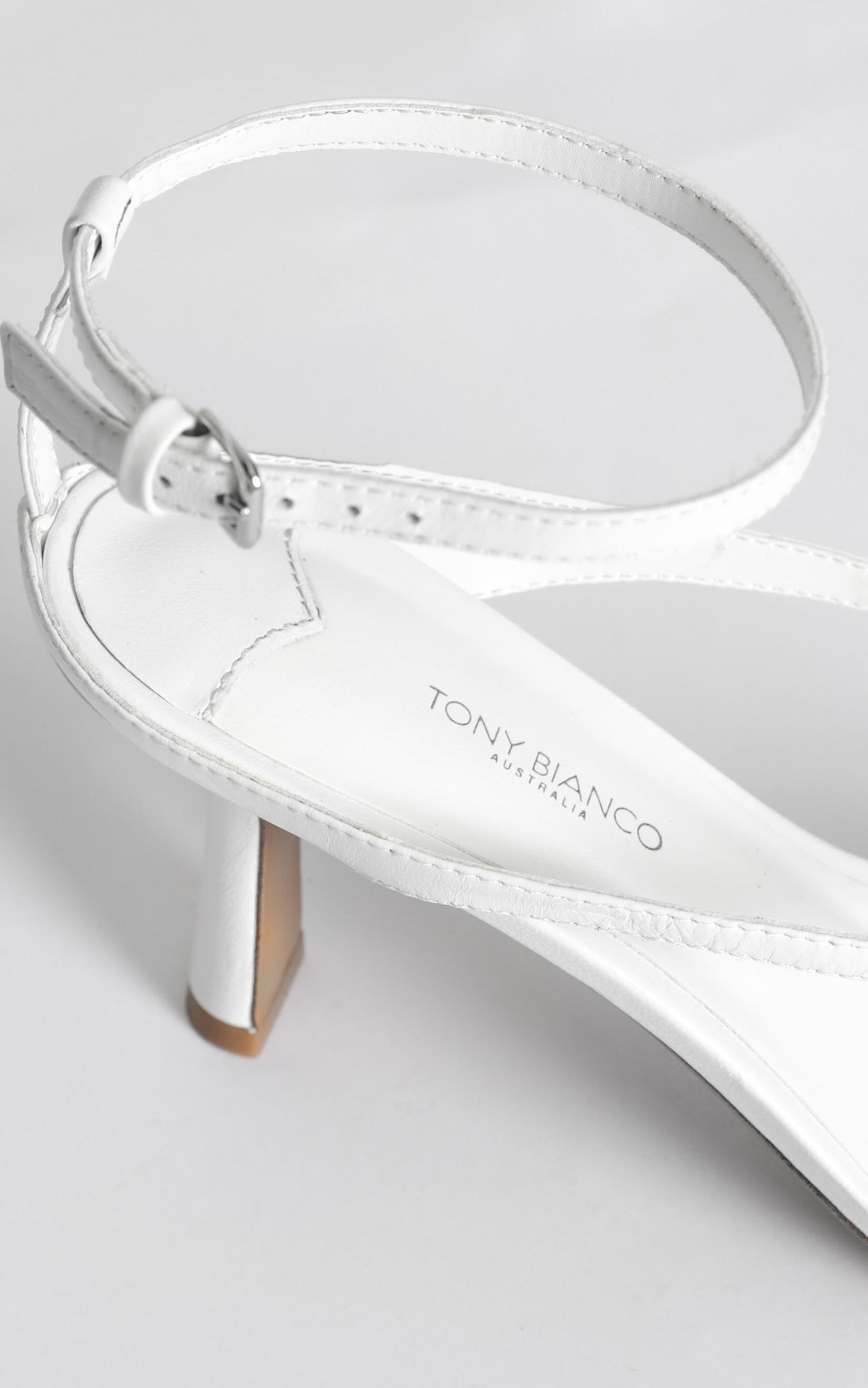 Tony Bianco - Becca Heels In White Kid