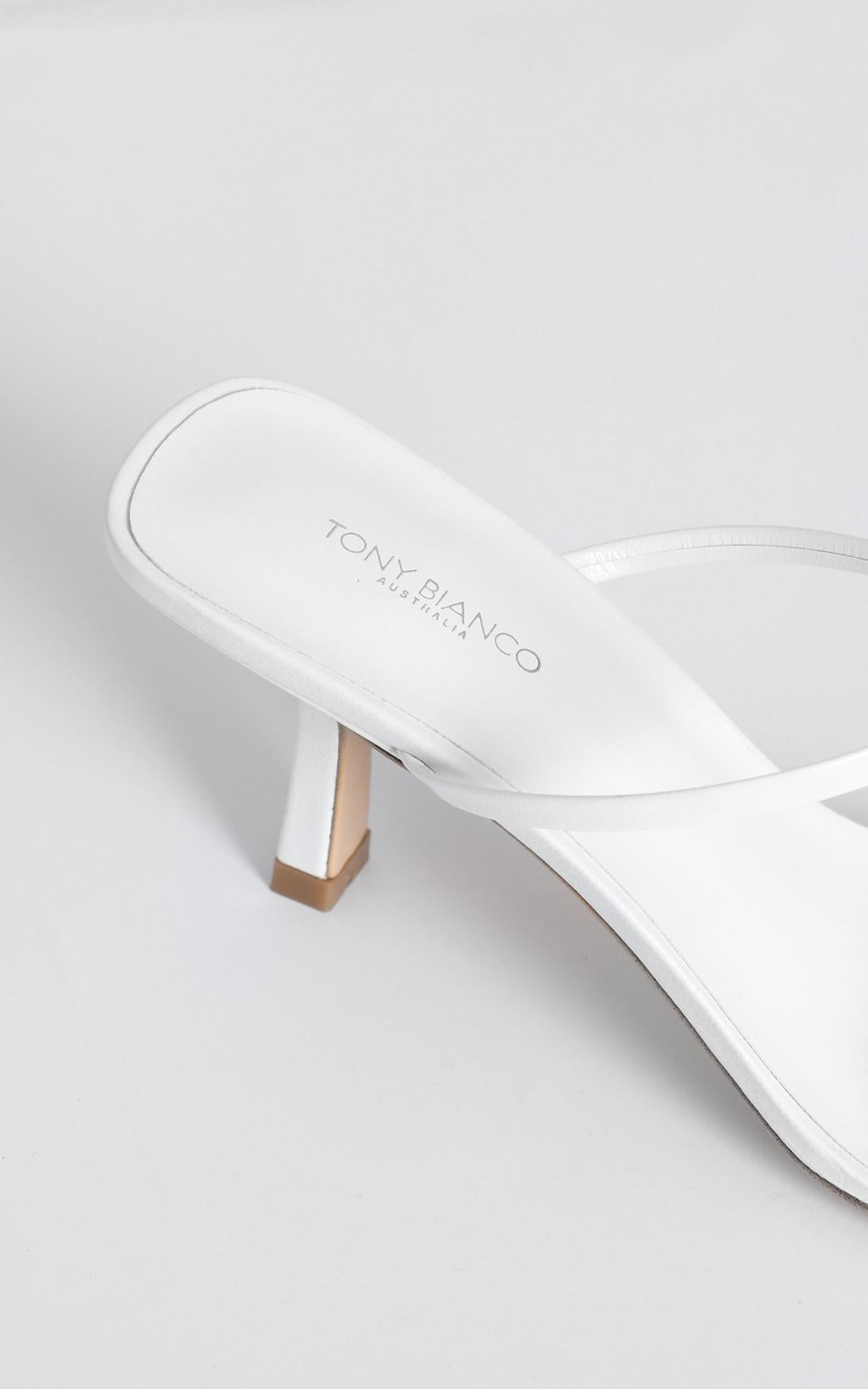 Tony Bianco - Camille Heels In White Kid