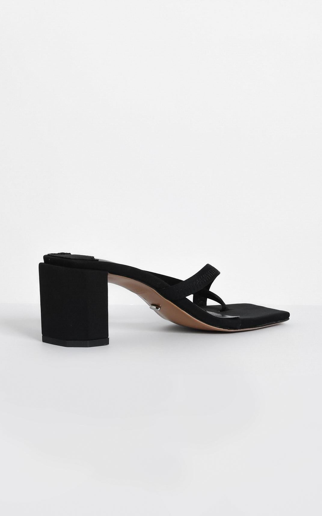 Tony Bianco - Serrah Heels In Black Lycra