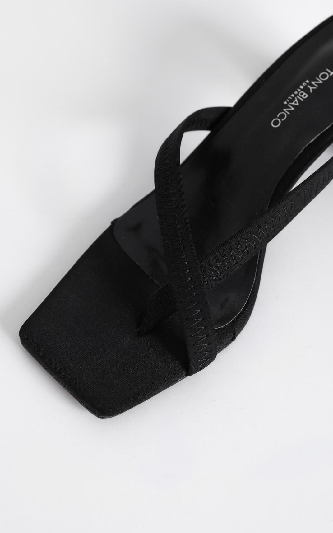 Tony Bianco - Serrah Heels In Black Lycra