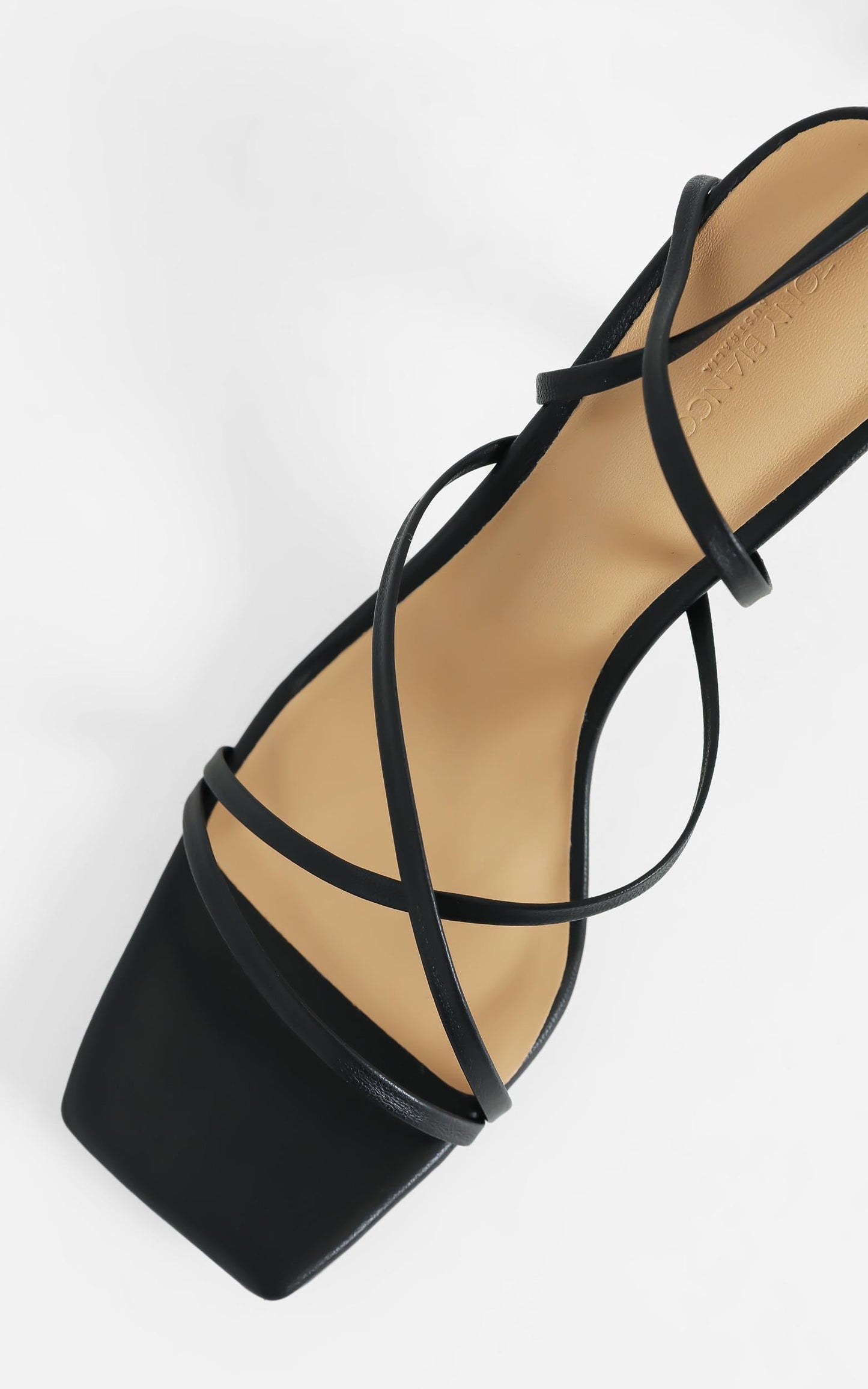 Tony Bianco - Caden Heels in Black Nappa