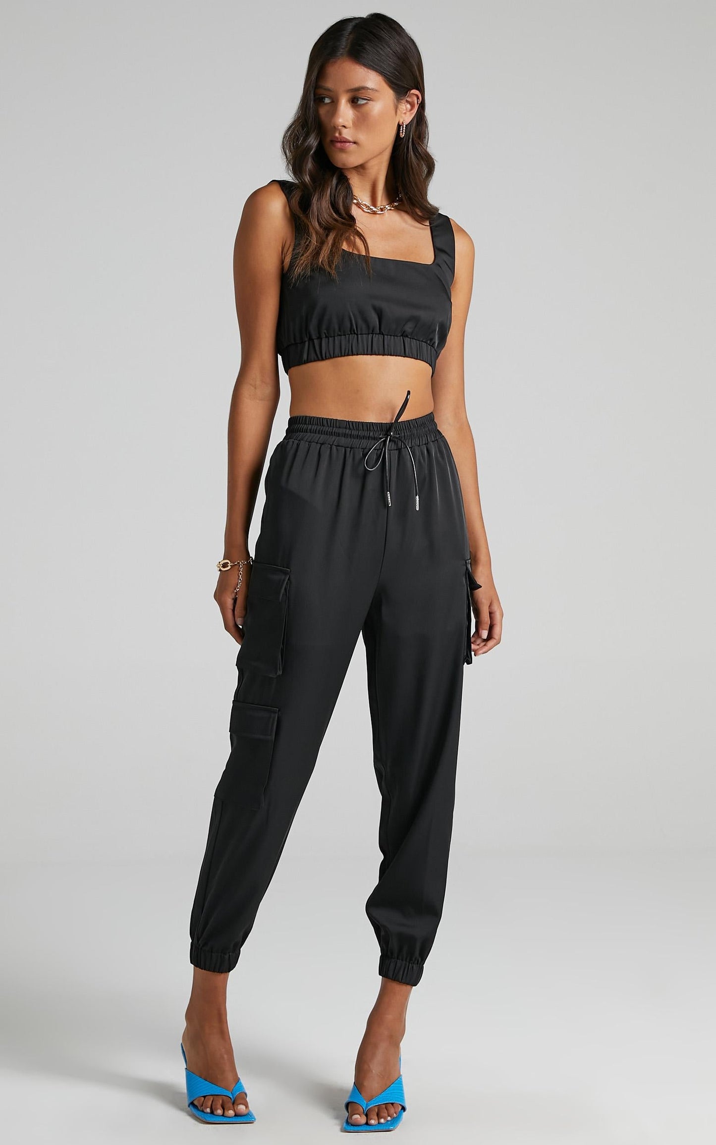 Toria Two Piece Set in Black