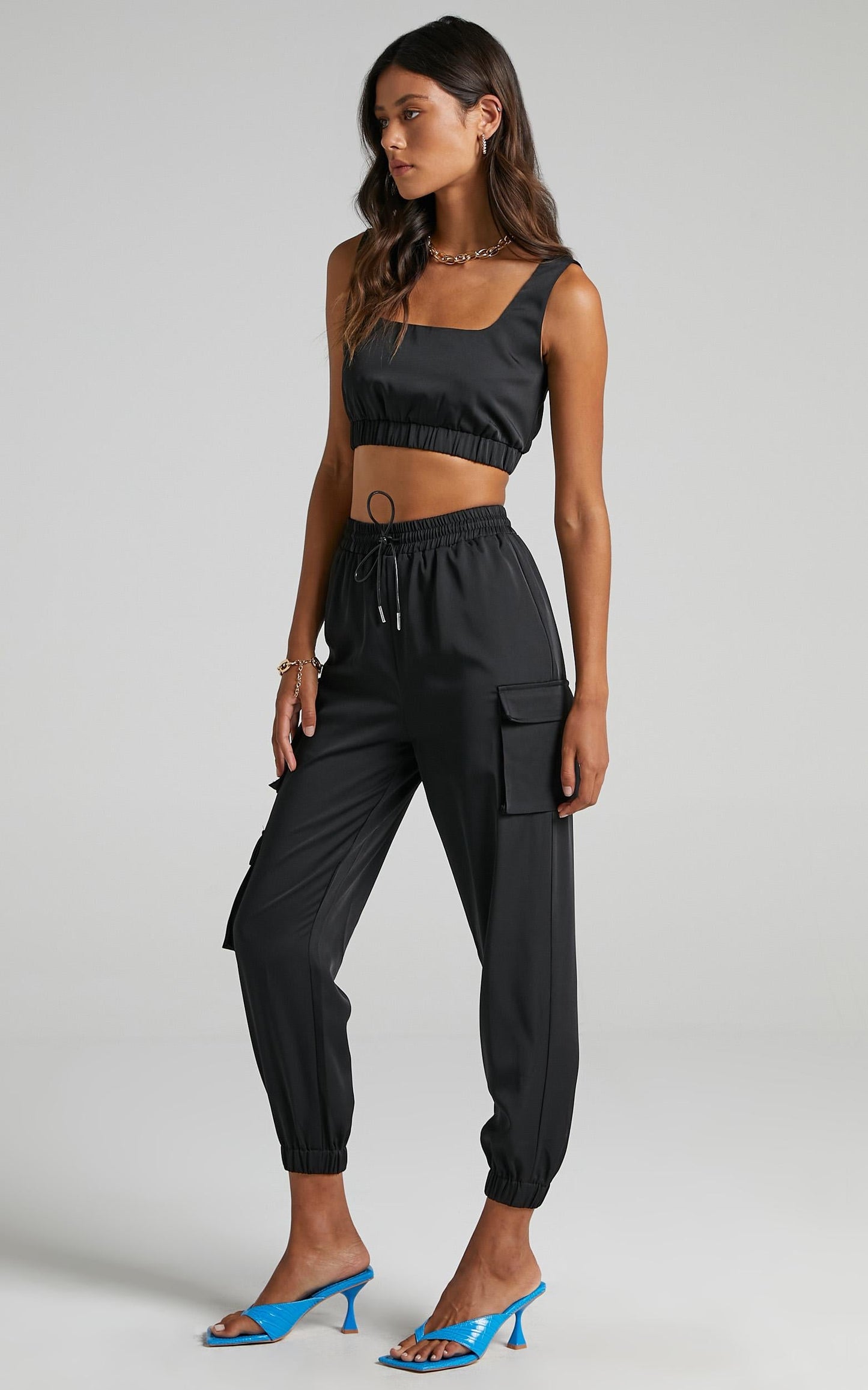 Toria Two Piece Set in Black