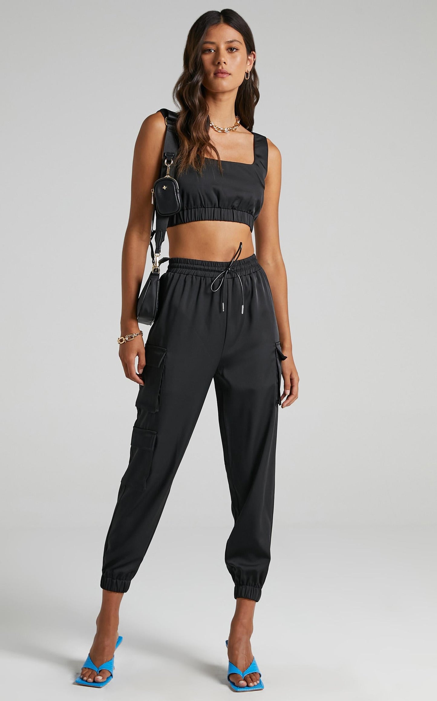 Toria Two Piece Set in Black
