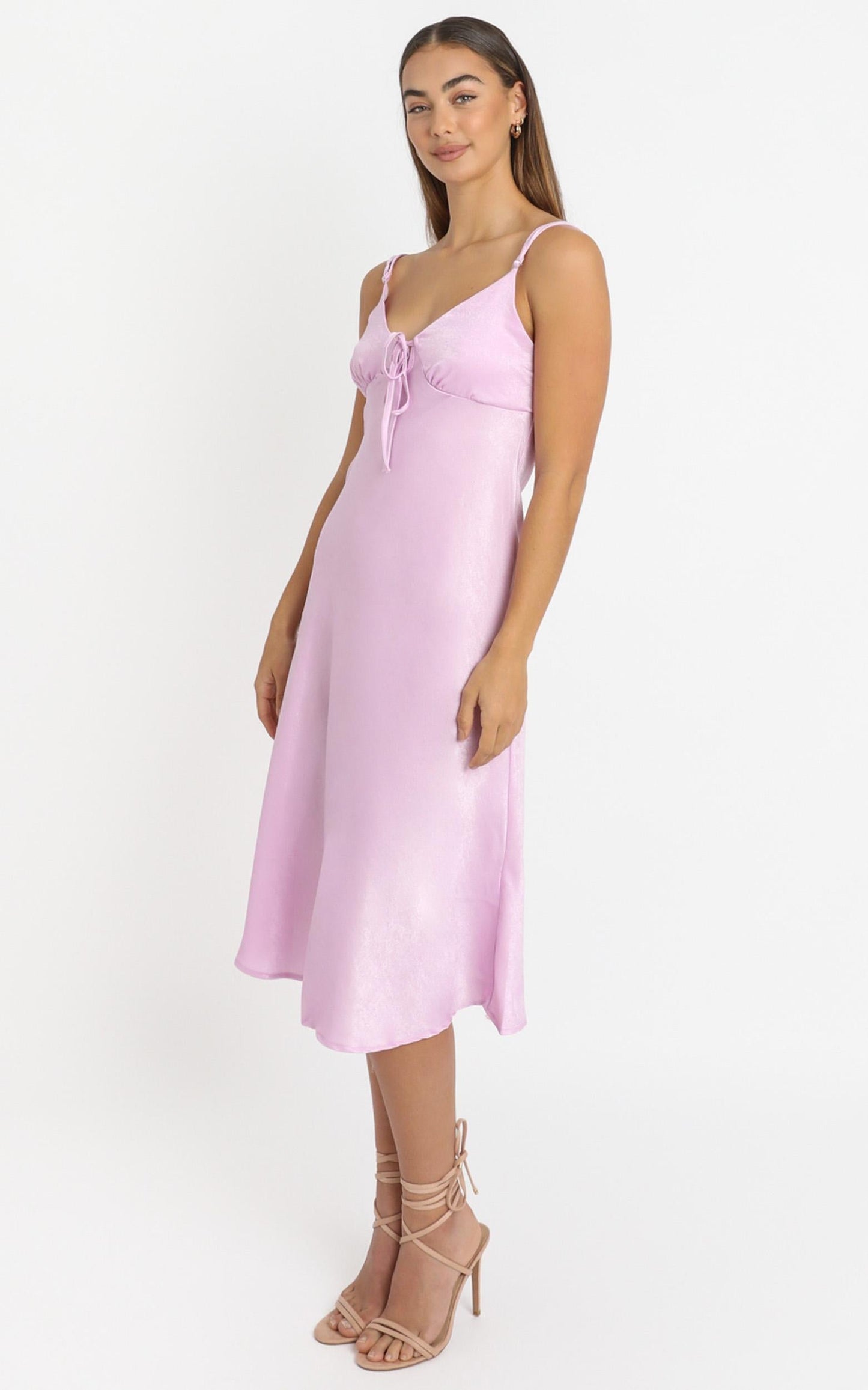 Toss The Dice Dress In Lilac