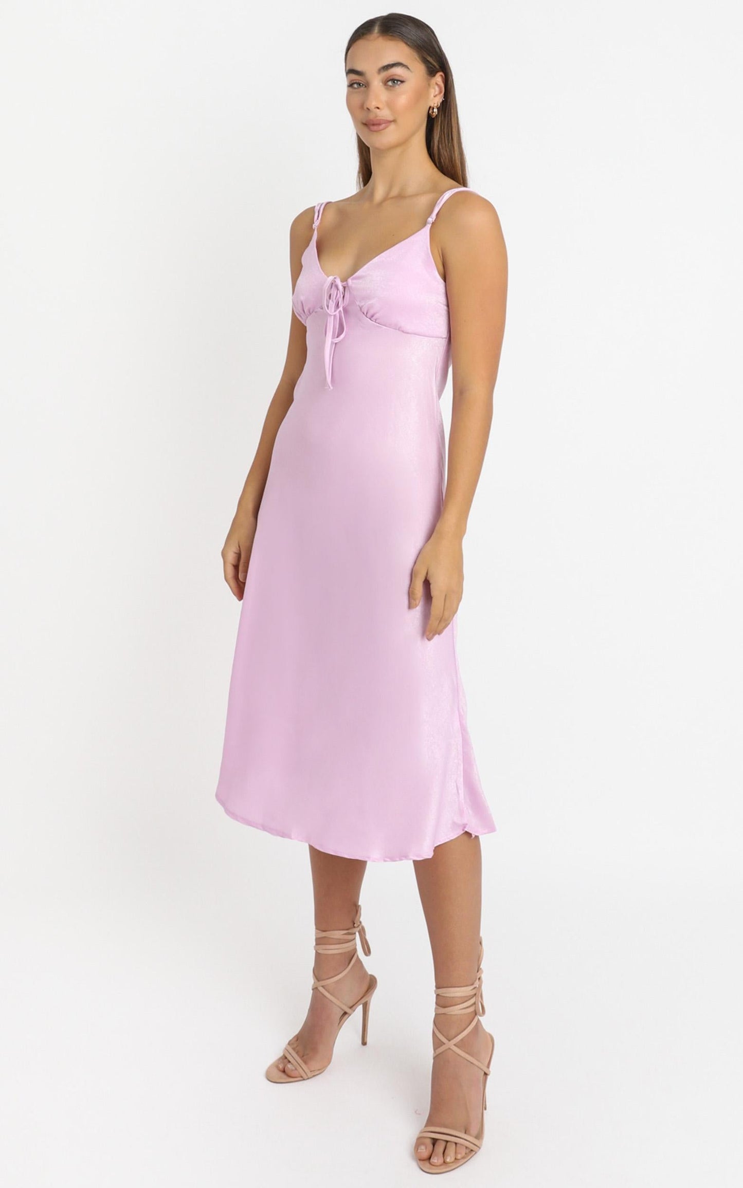 Toss The Dice Dress In Lilac