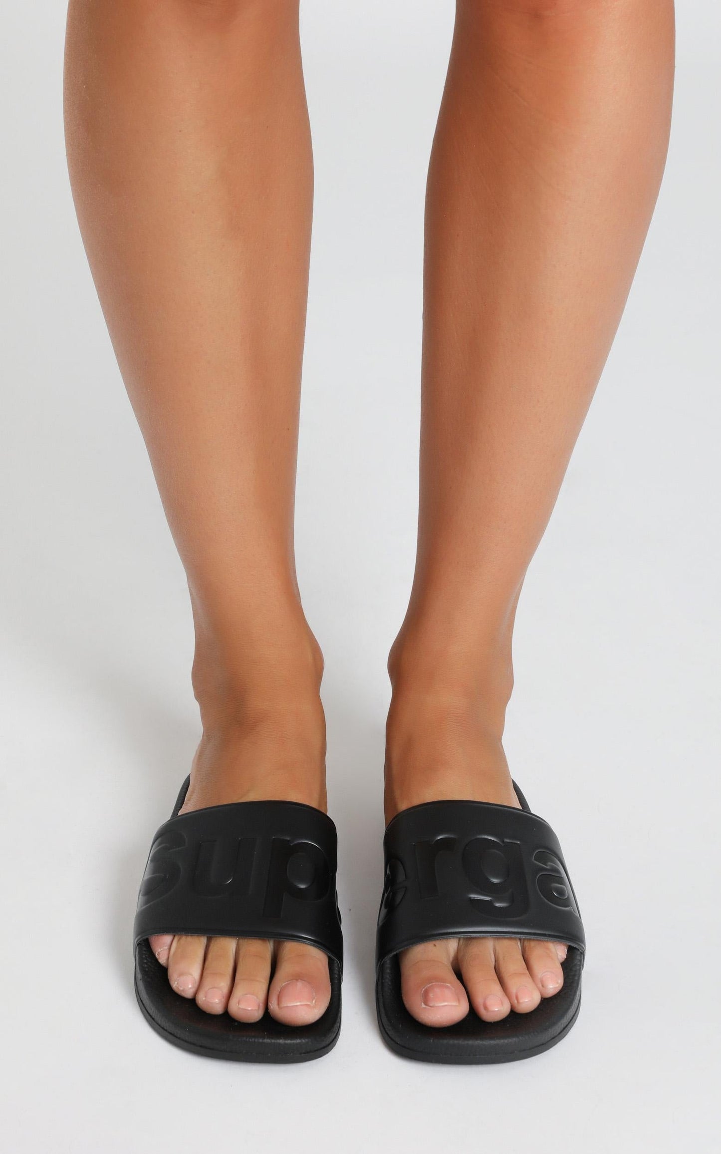 Superga - 1908 PUU Slides in Total Black