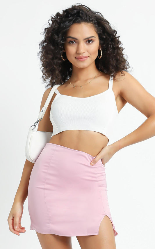 Total Bombshell Skirt in Blush
