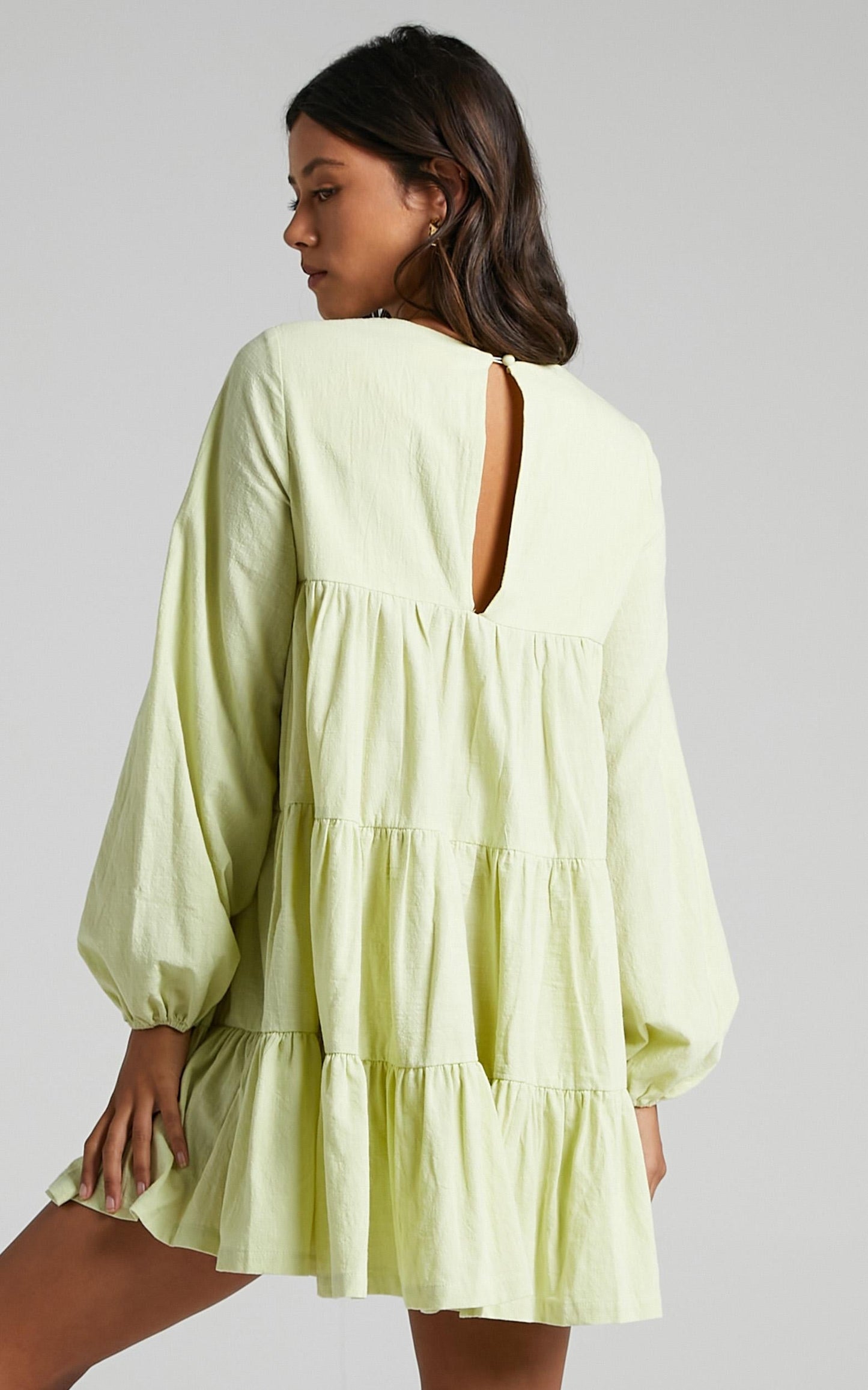 Toulouse Dress in Citrus Green
