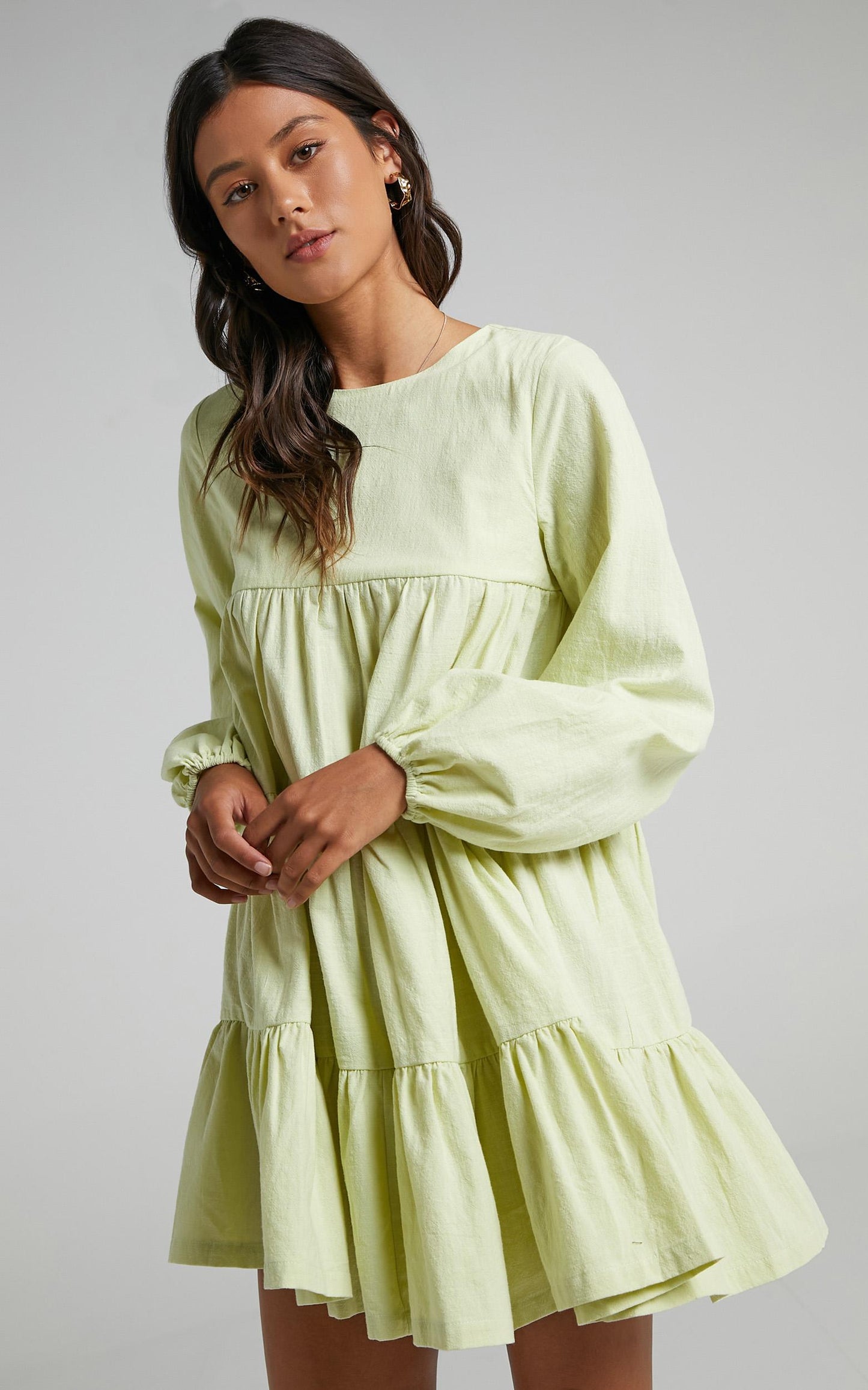 Toulouse Dress in Citrus Green