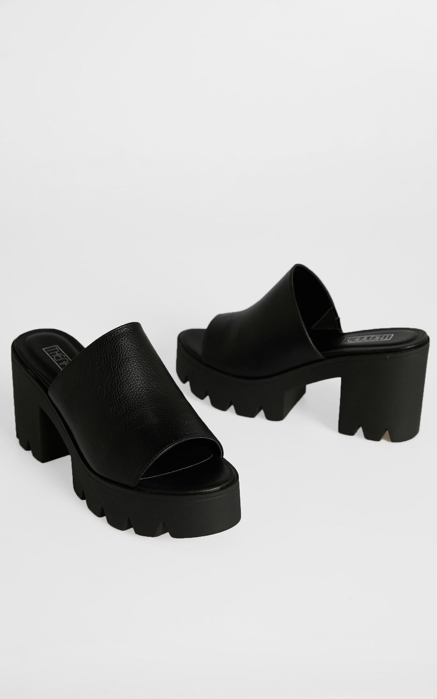 Therapy - Bluff Heels in Black