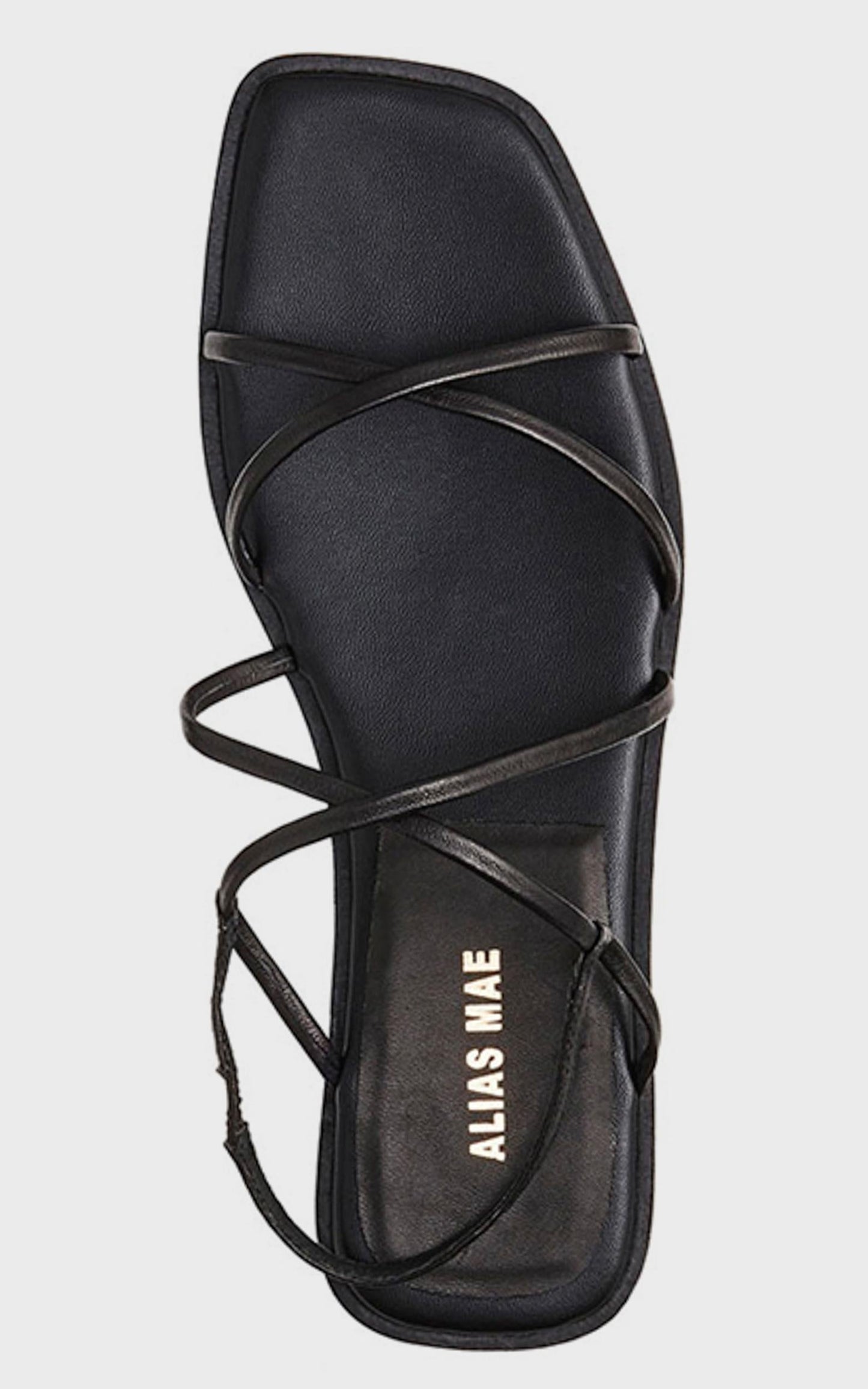 Alias Mae - Tulin Sandals in Black Leather