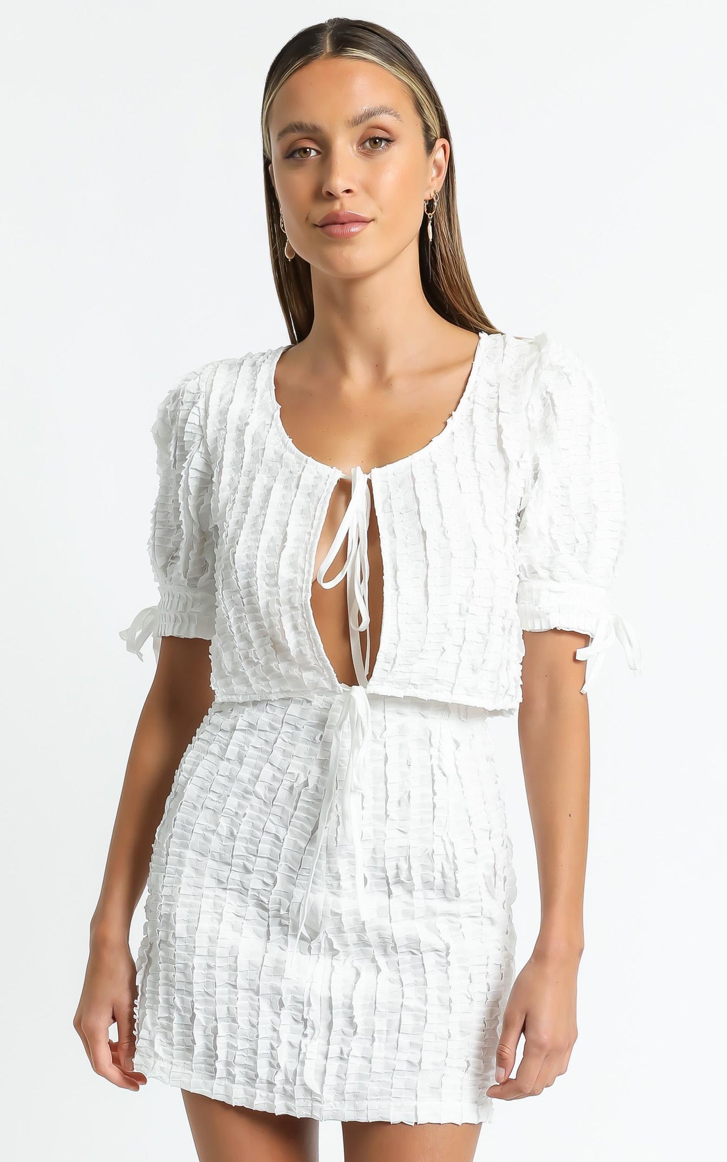 Beverly Two Piece Set in White