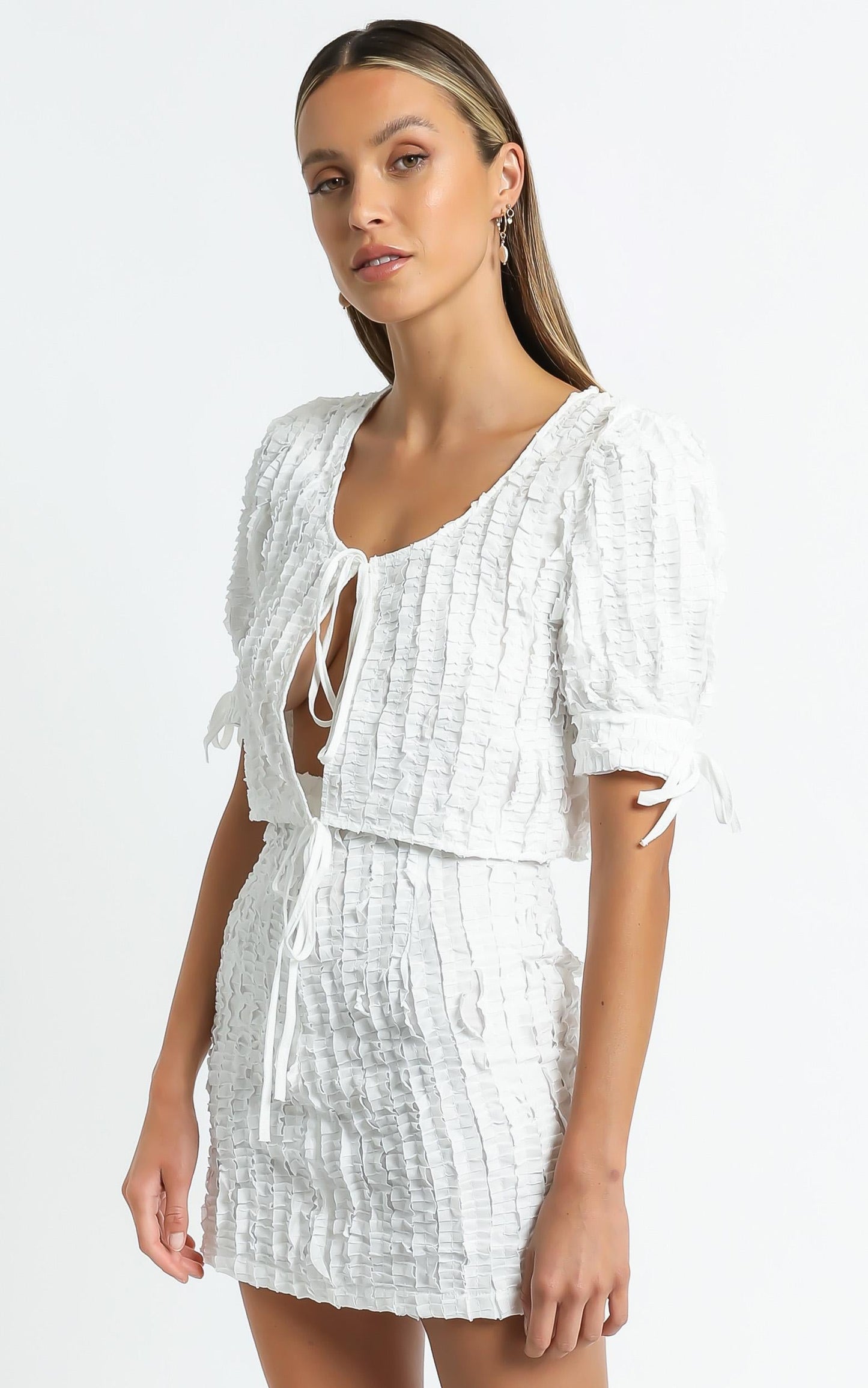 Beverly Two Piece Set in White