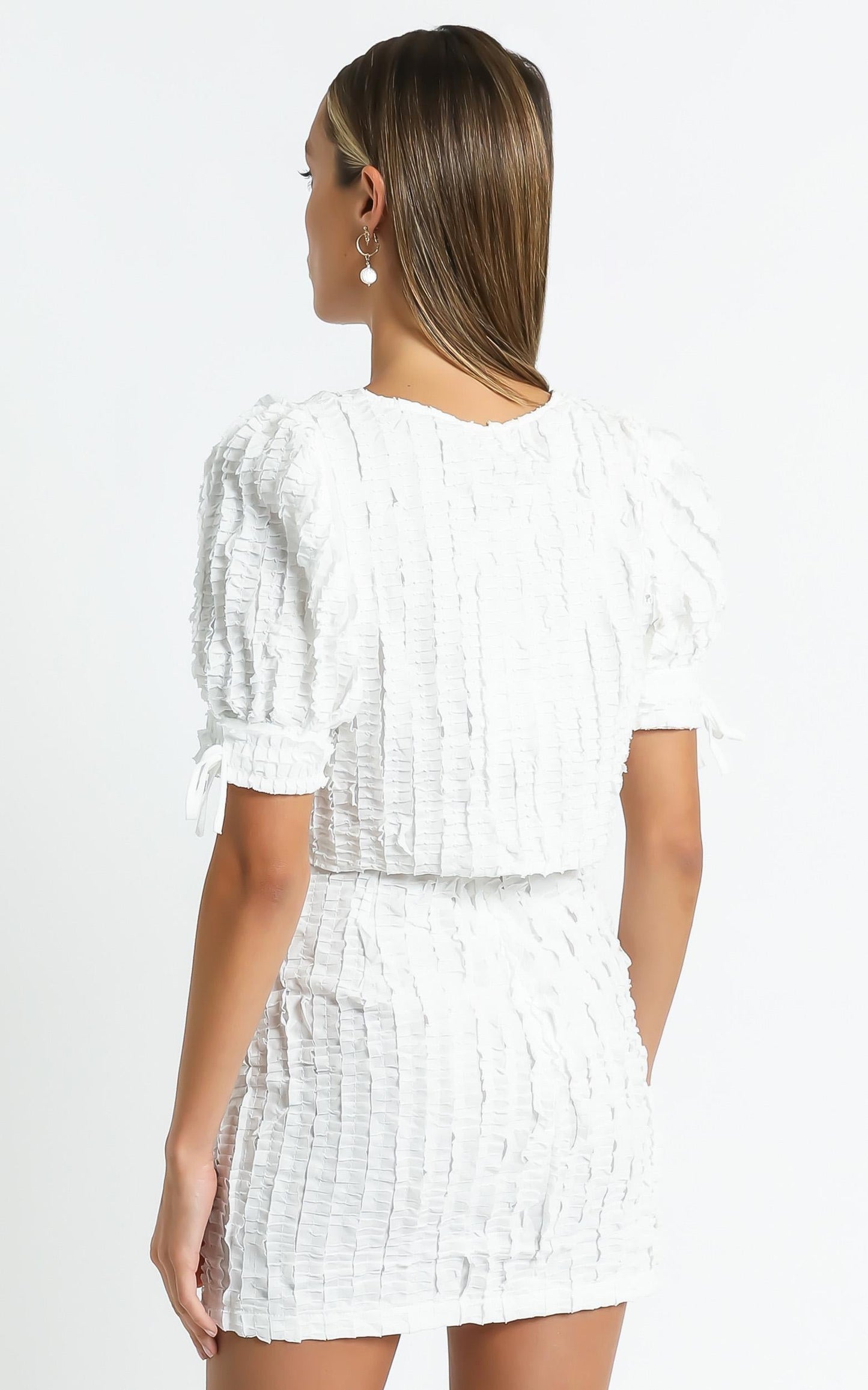 Beverly Two Piece Set in White