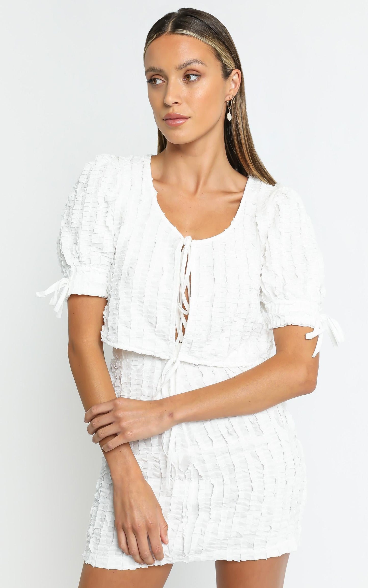 Beverly Two Piece Set in White