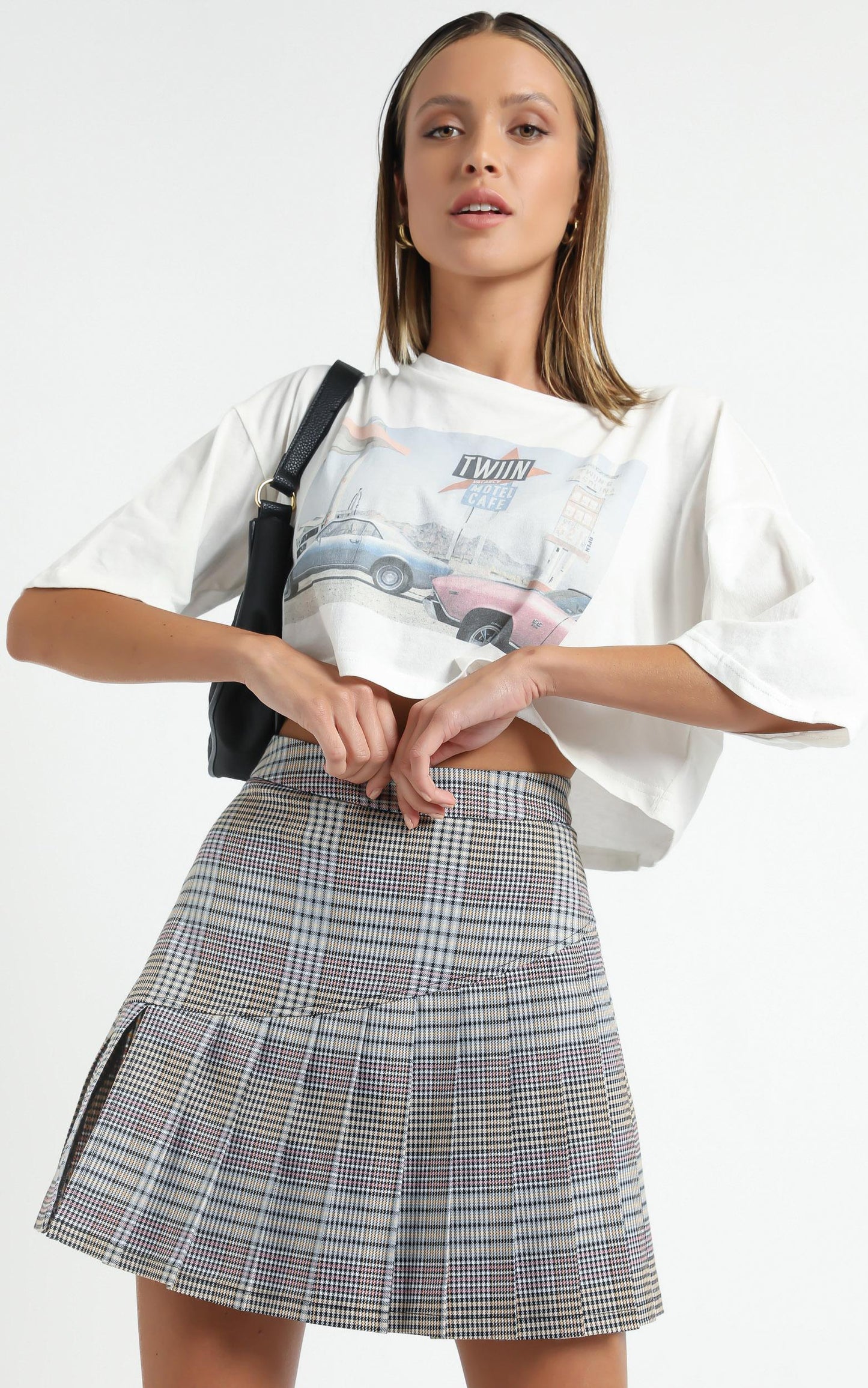 Twiin - Depict Mini Skirt in Multi