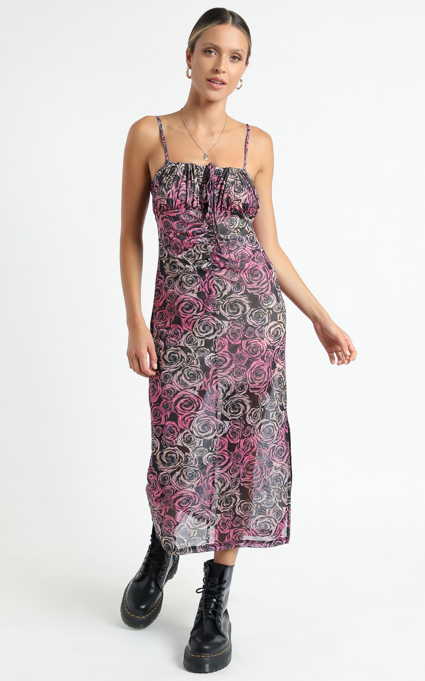 Twiin - Sabine Midi Dress in Multi