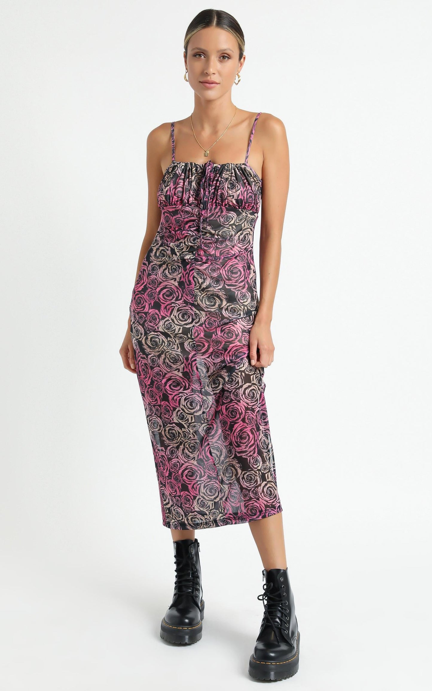 Twiin - Sabine Midi Dress in Multi