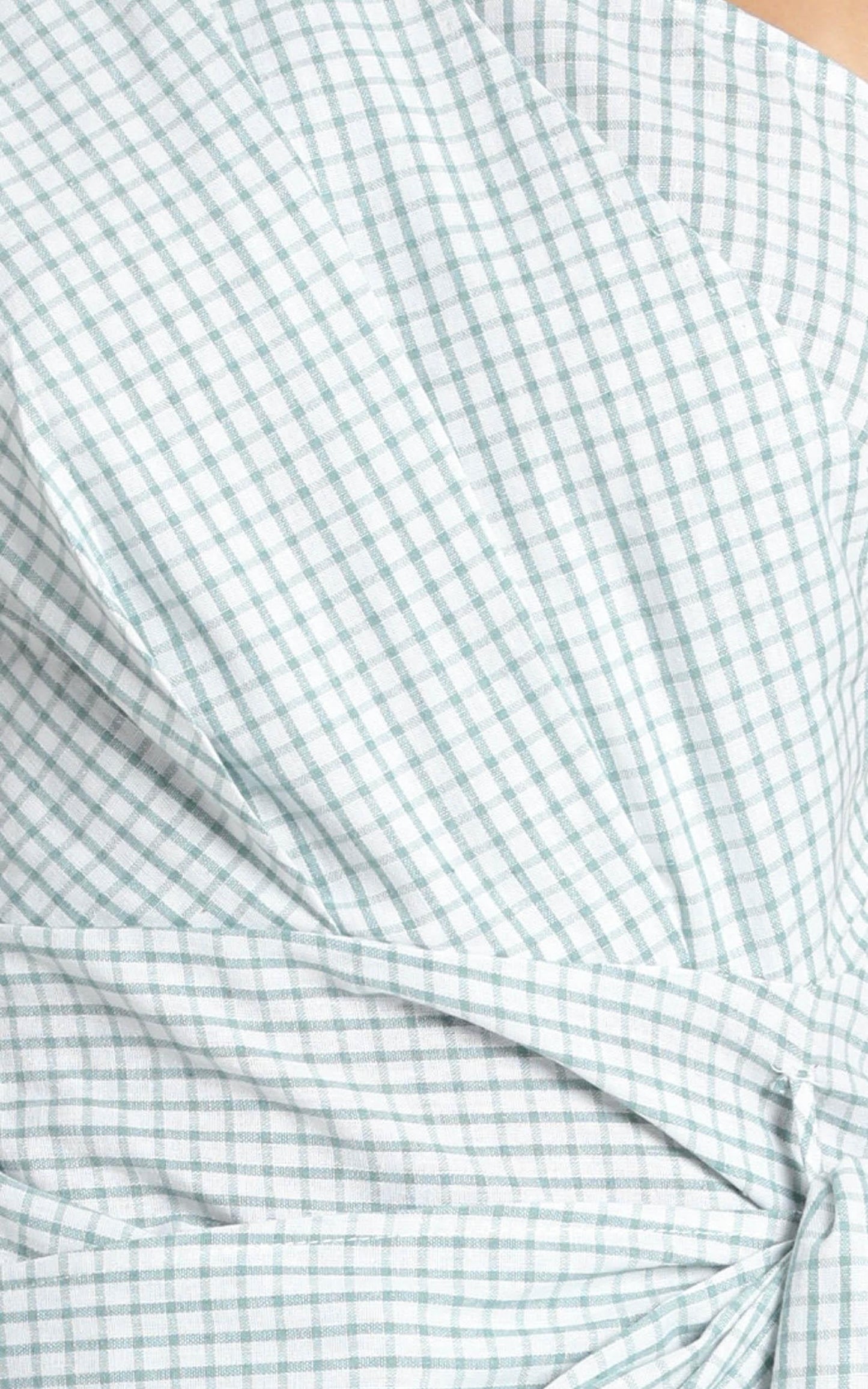 Two Of Us Dress in Sage Check