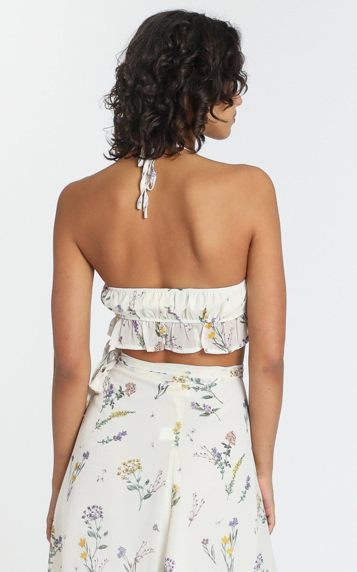 Keep Grinning Top in Botanical Floral