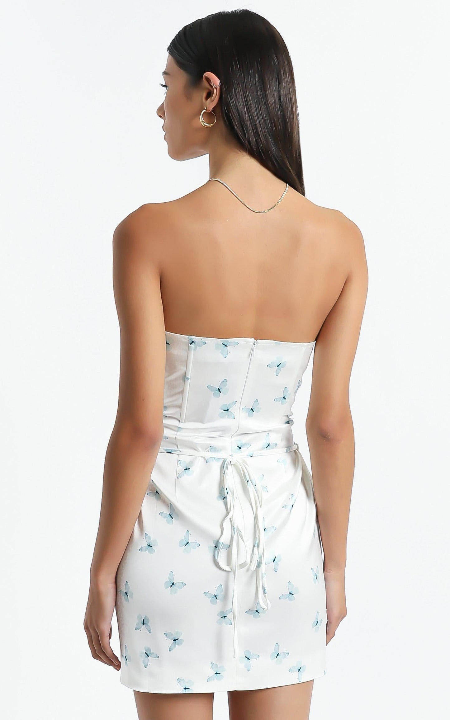Lioness - Untie Me Mini Dress in Butterfly