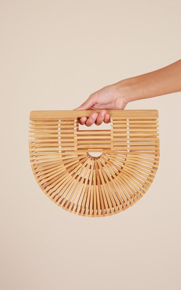 Straight To The Coast bag in natural
