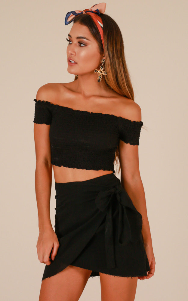 Not Happening Skirt In Black