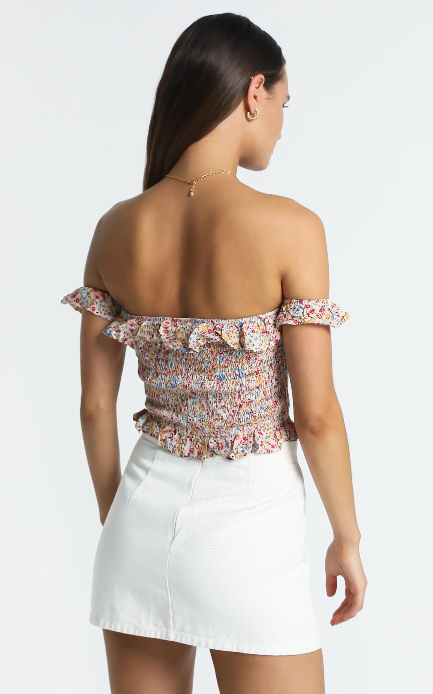 Forever Favourite Top in White Floral
