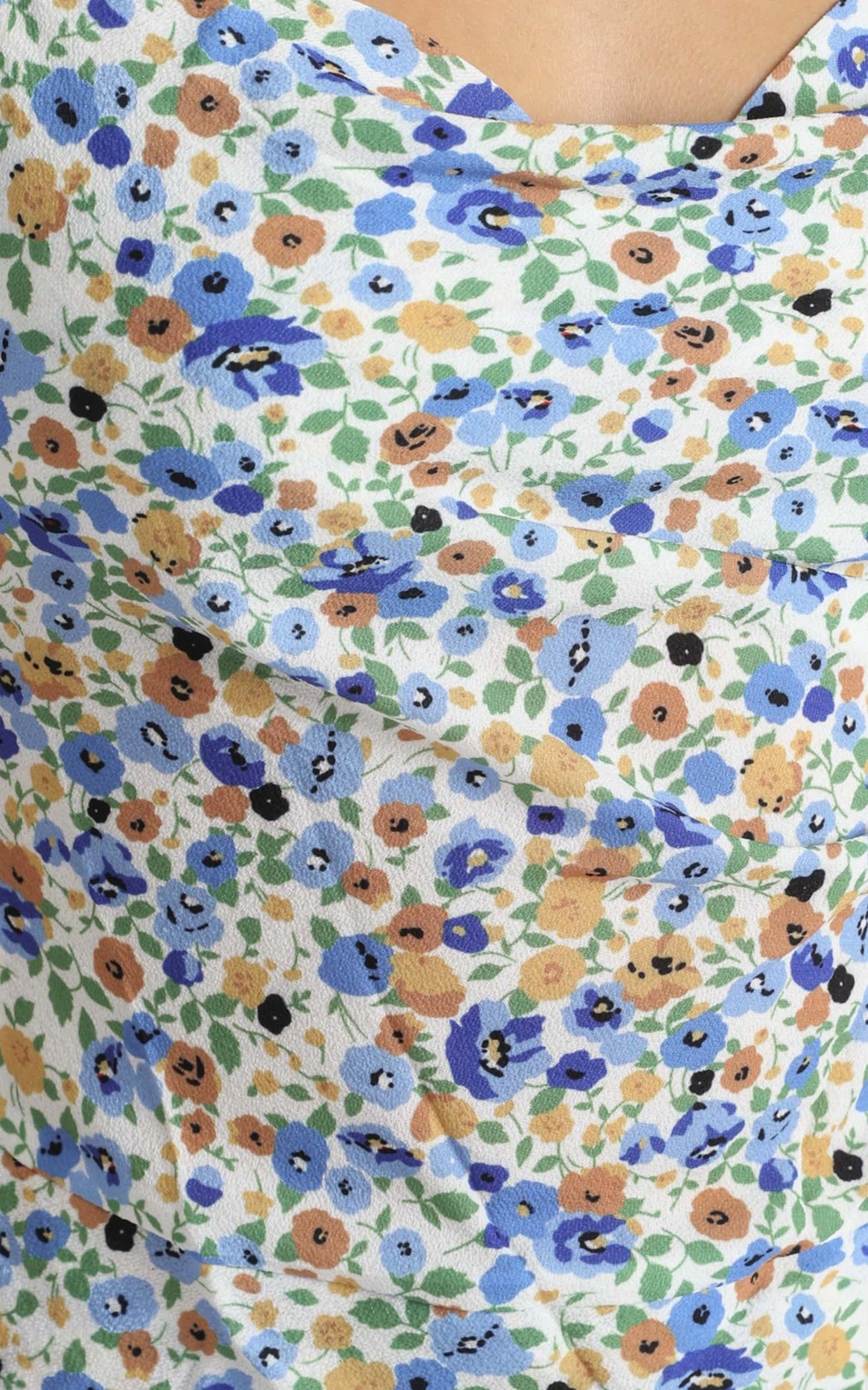 Give Your All dress In Blue Floral