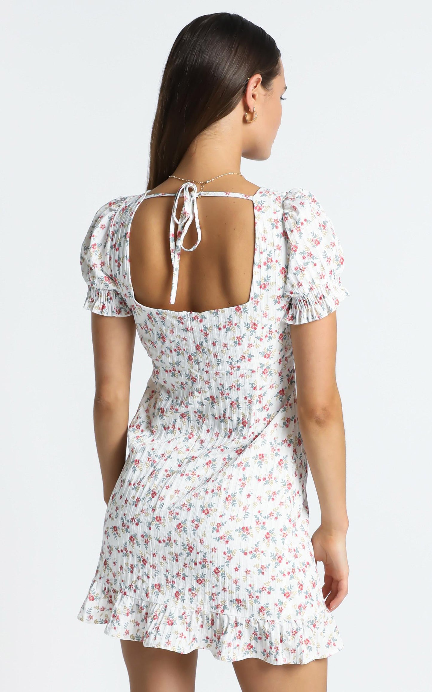 Tennessee Dress in White Floral