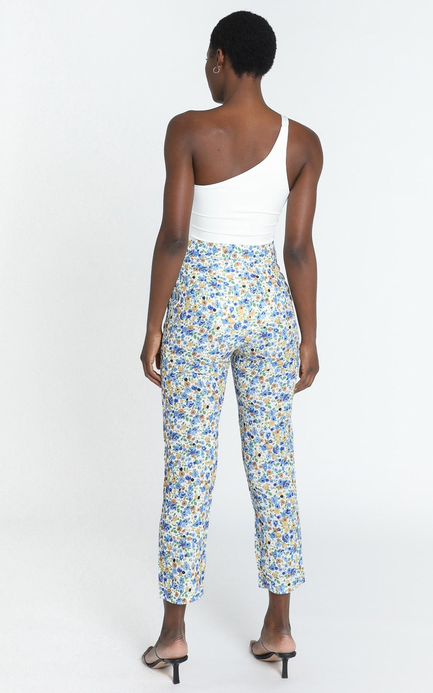 Travelled Many Miles Pants In Blue Floral