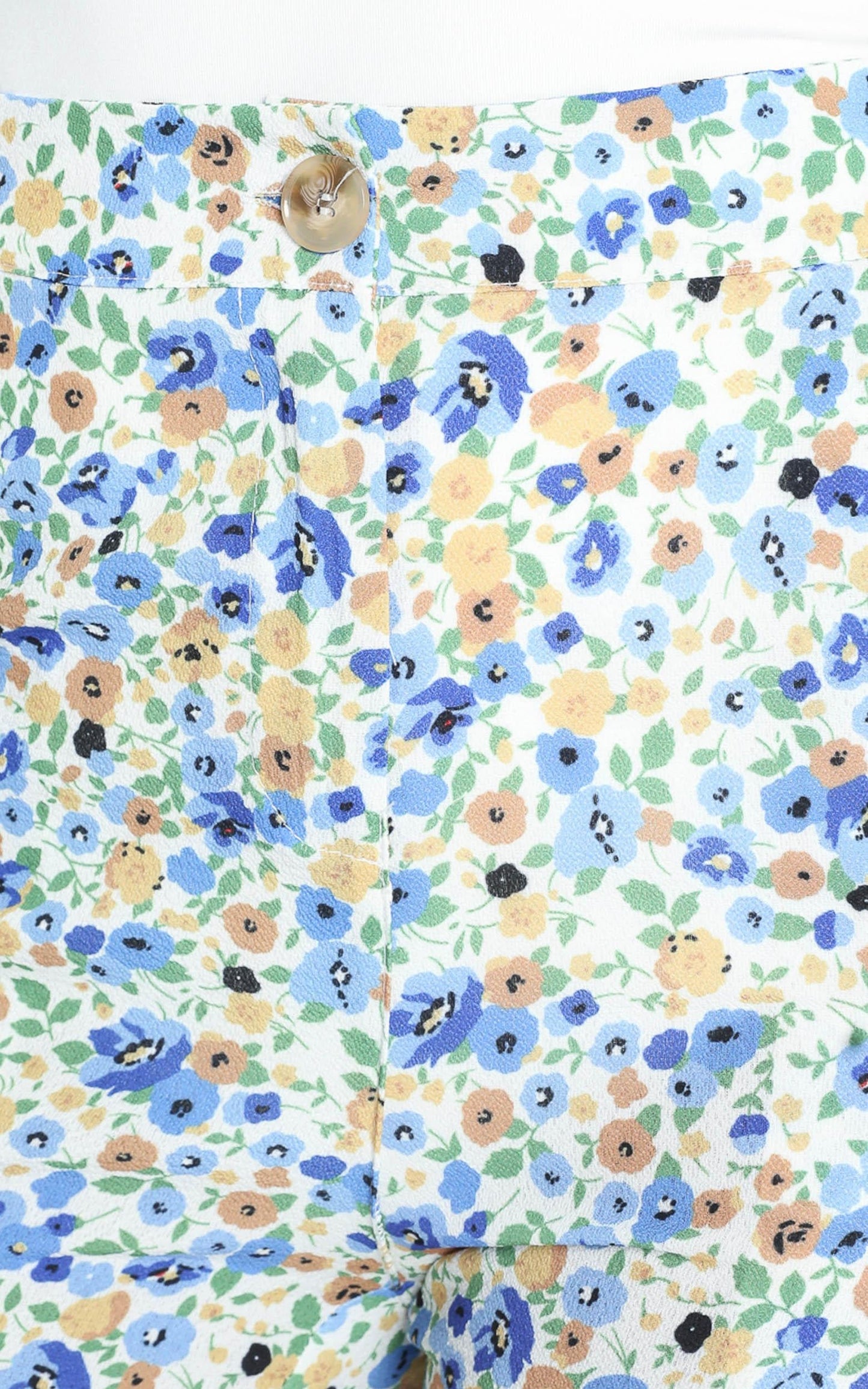 Travelled Many Miles Pants In Blue Floral