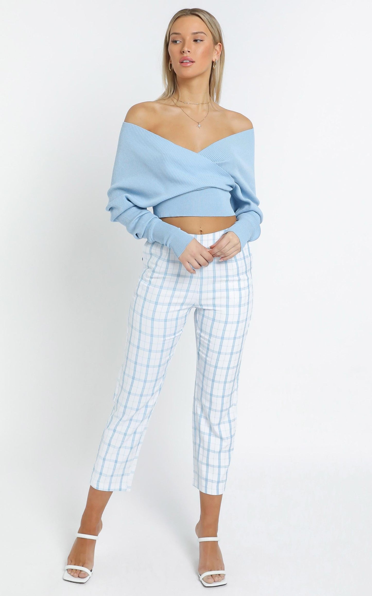 Fletcher Pant in Blue Check