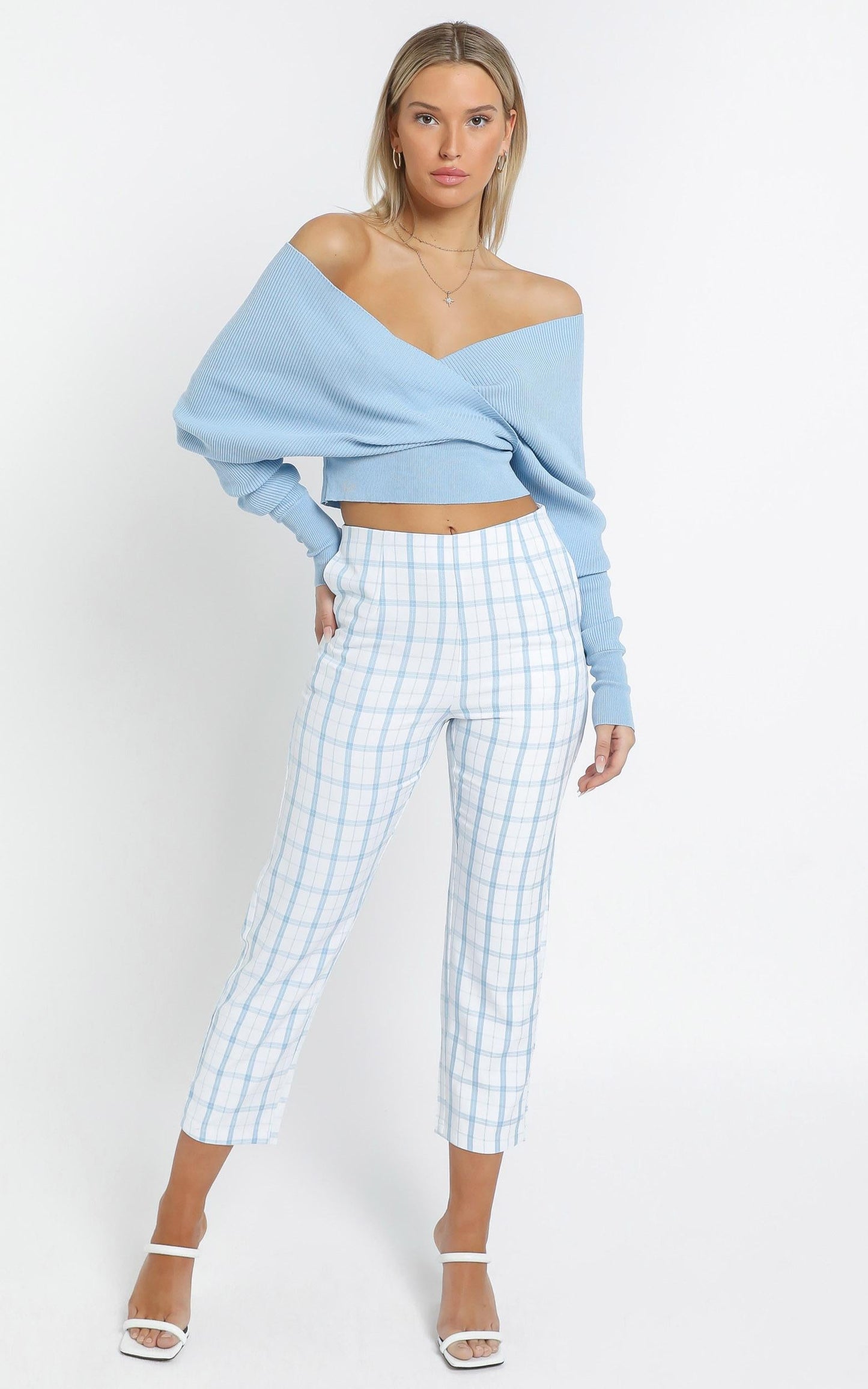 Fletcher Pant in Blue Check