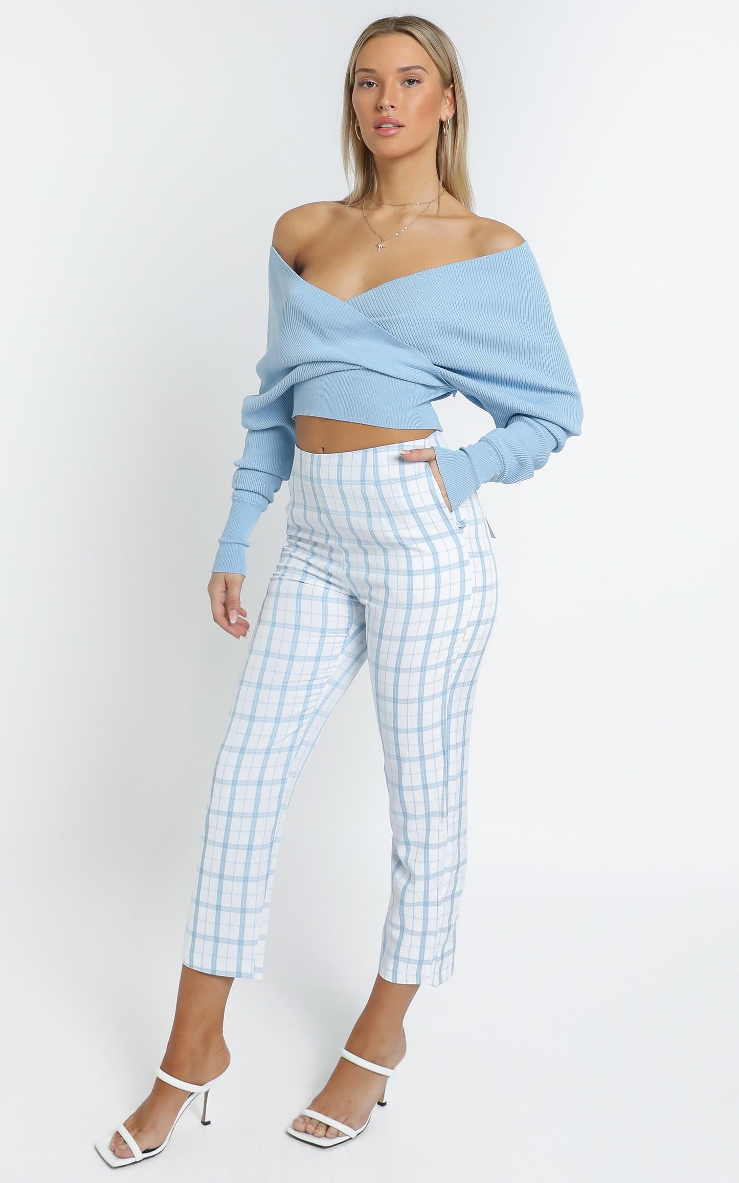 Fletcher Pant in Blue Check