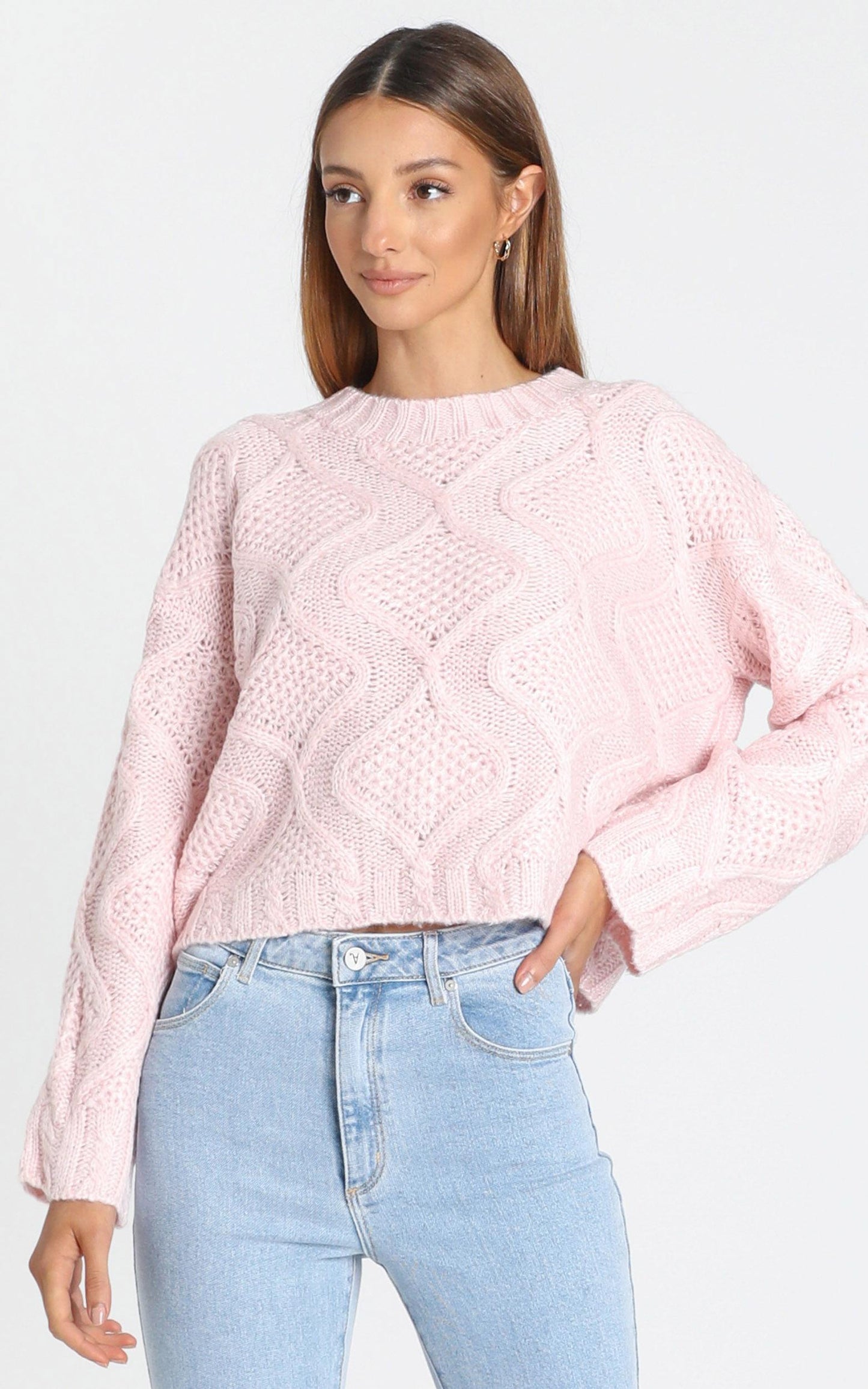 Vancouver Knit Jumper in Pink