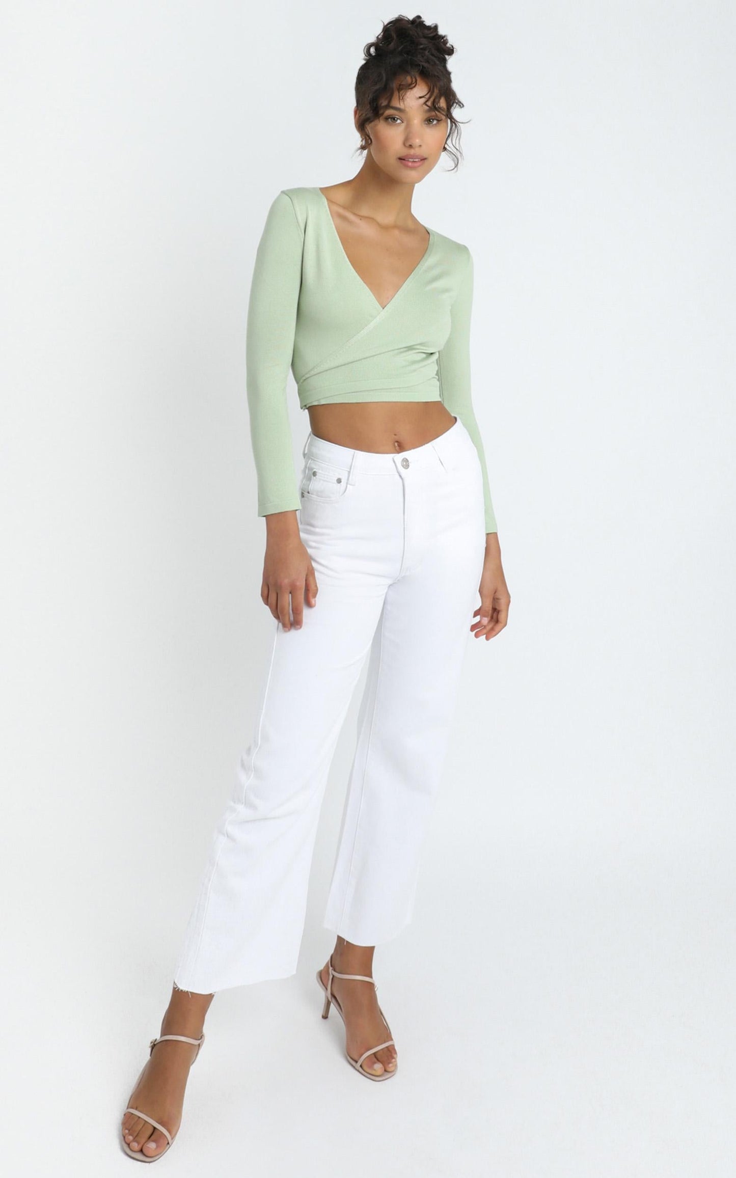 Vaughn Knit Top in Sage
