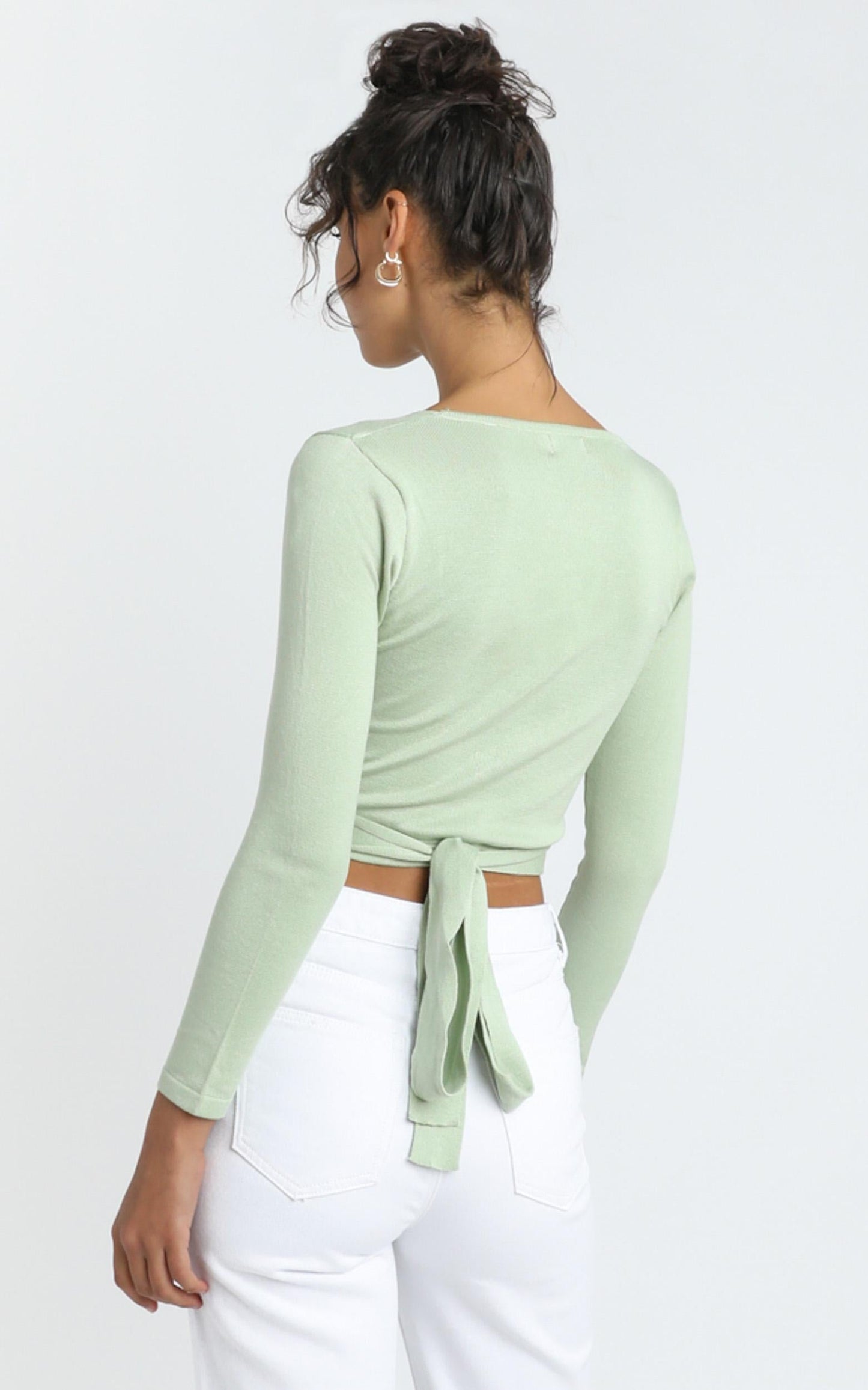 Vaughn Knit Top in Sage