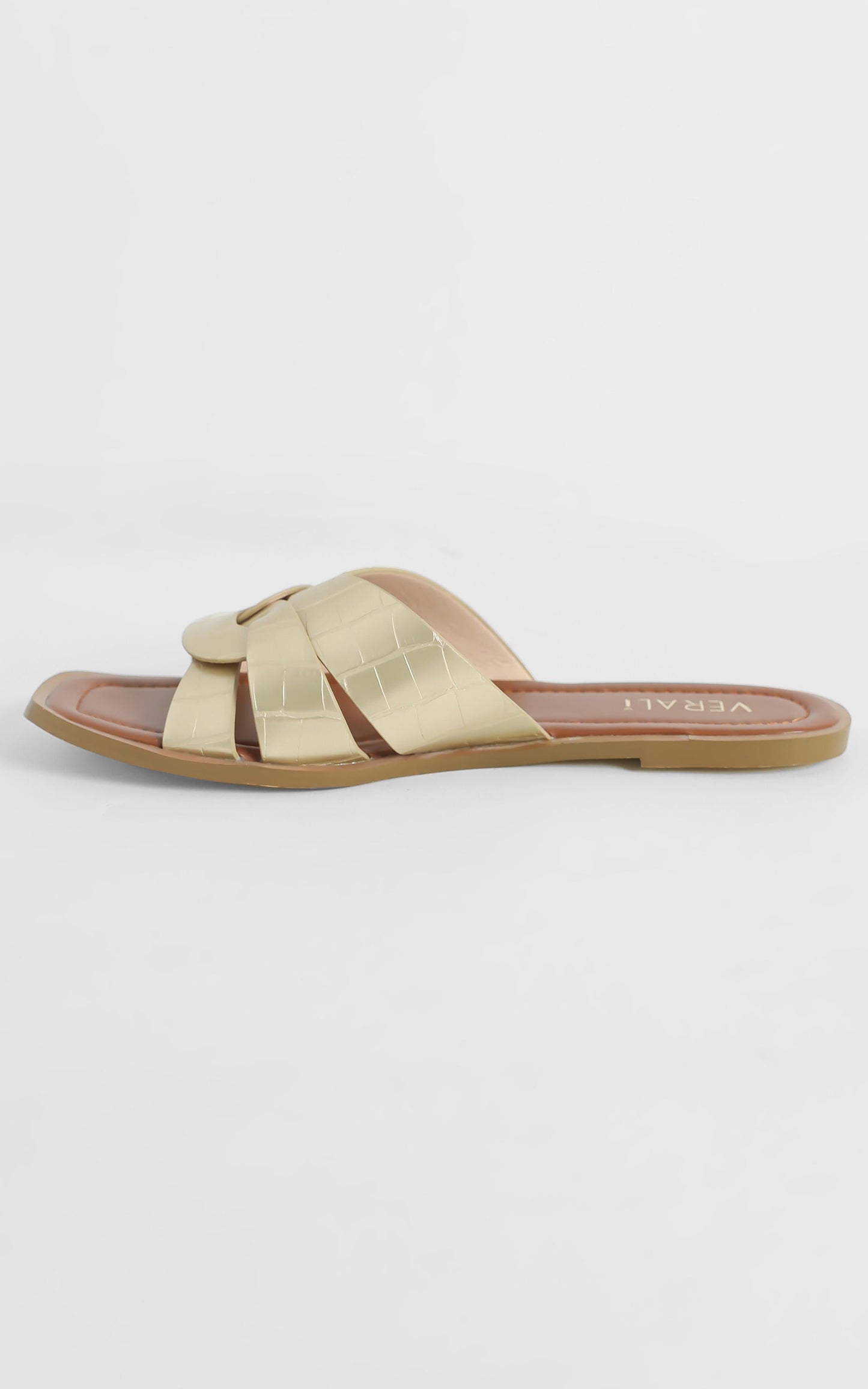 Verali - Glam Sandals in Rose Gold Metallic