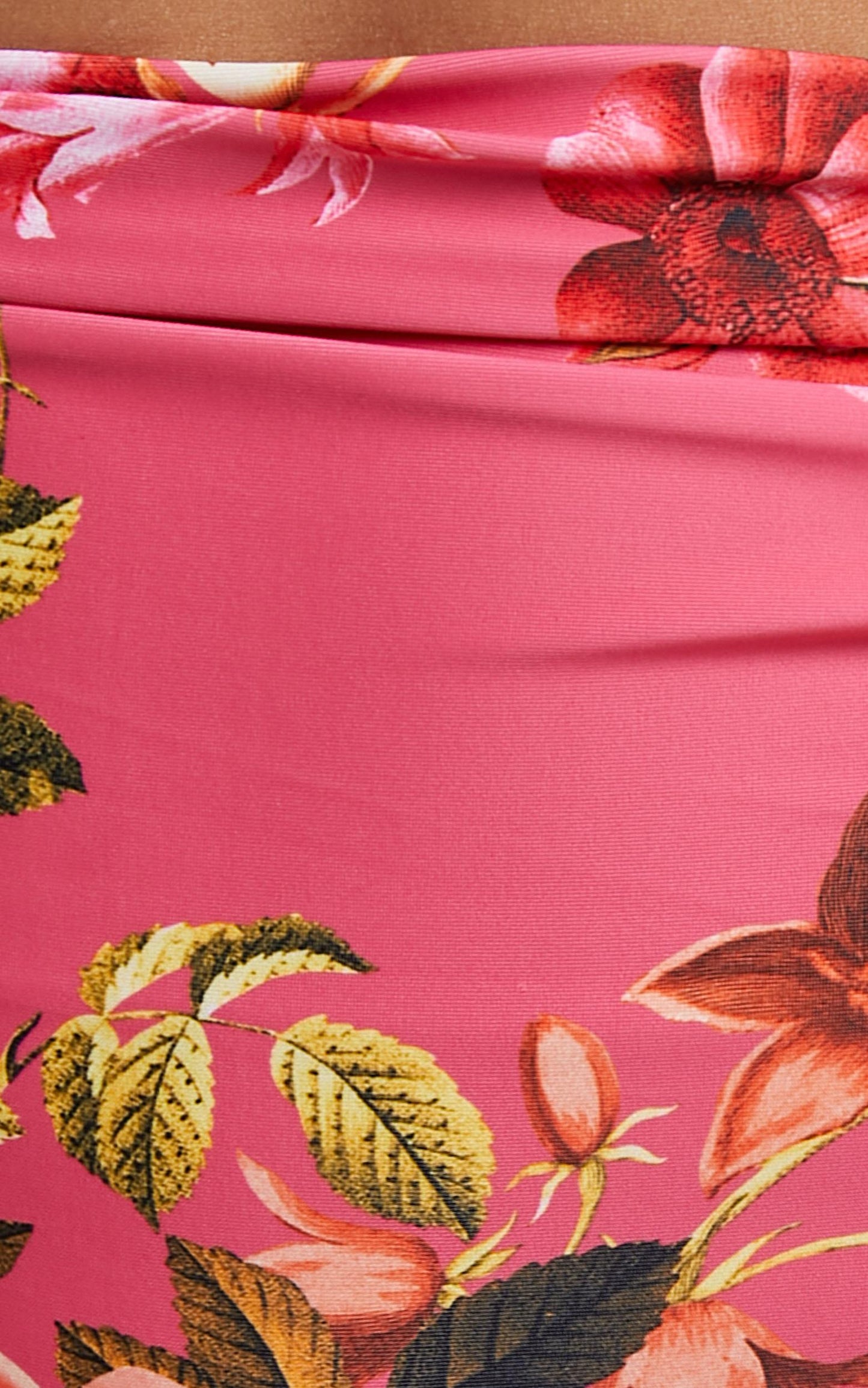 Vesta Bikini Bottoms in Bright Pink Floral