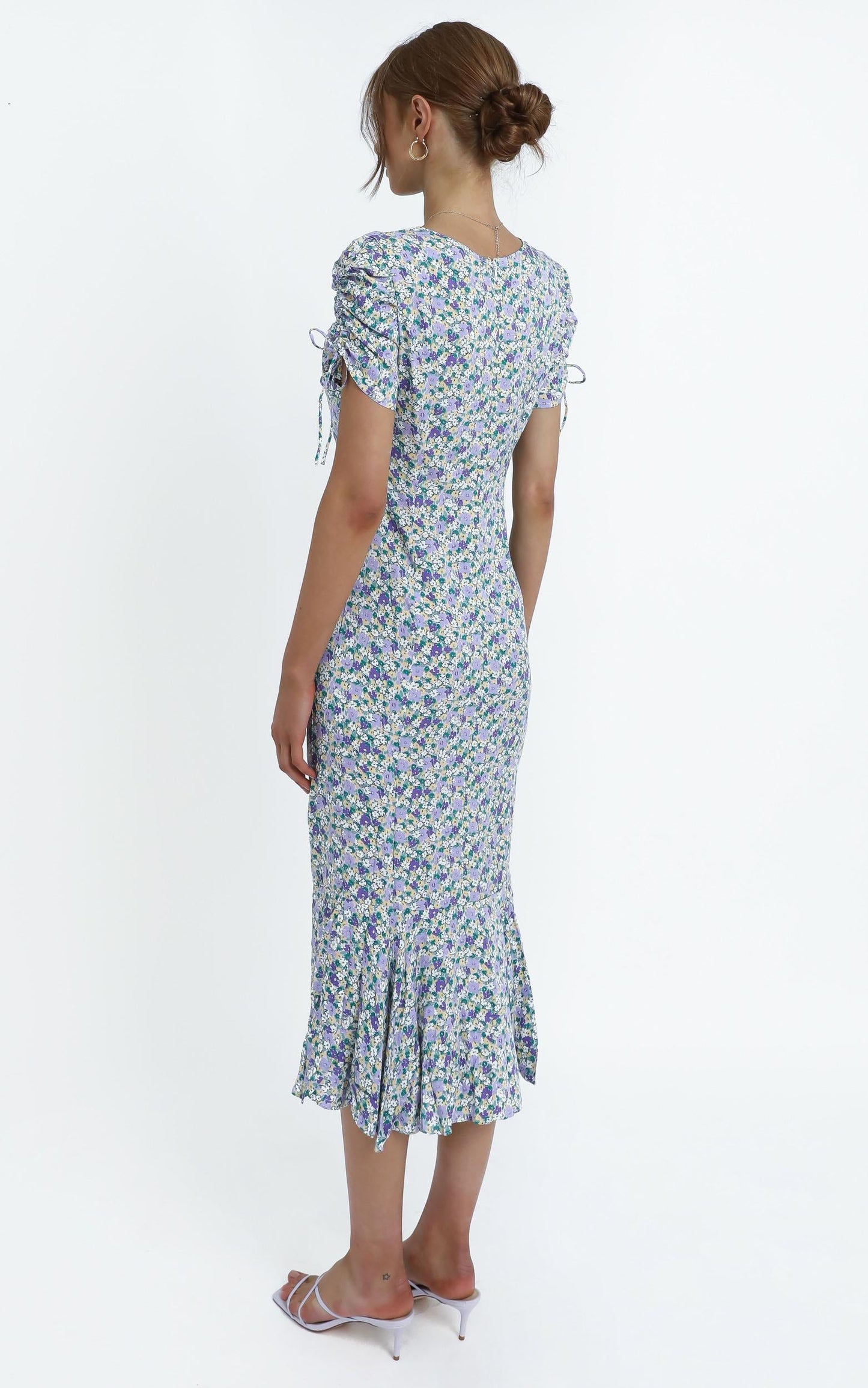 Vienna Dress in Blue Floral