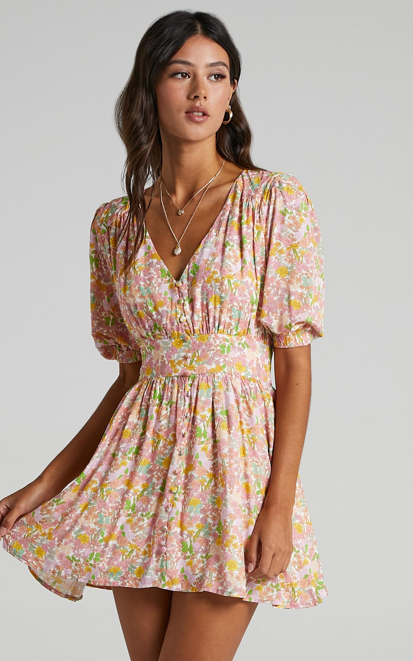 Vixen Dress in Flower Field