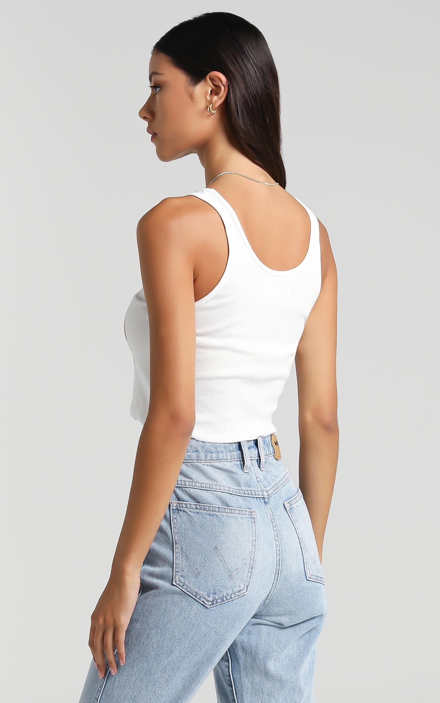 Wrangler - Our Friends Tank in Vintage White